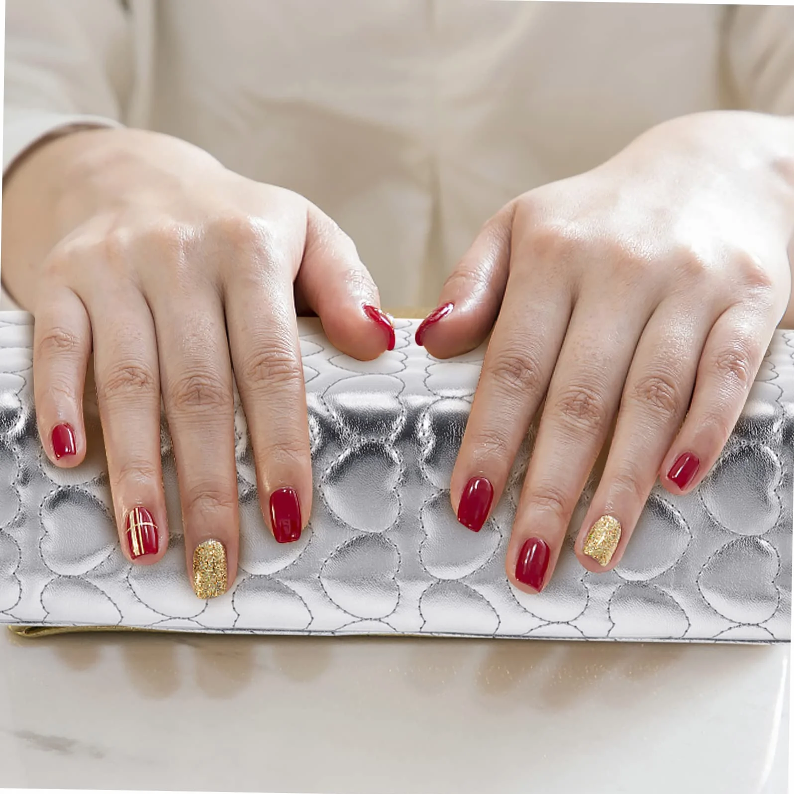Healvian Poduszka Rękę Do Manicure Miękka Wygodna Poduszka Do Trzymania Dłoni Podczas Zabiegów Salonie Idealna Łatwa i Przenoszenia Elegancka i Stylowa