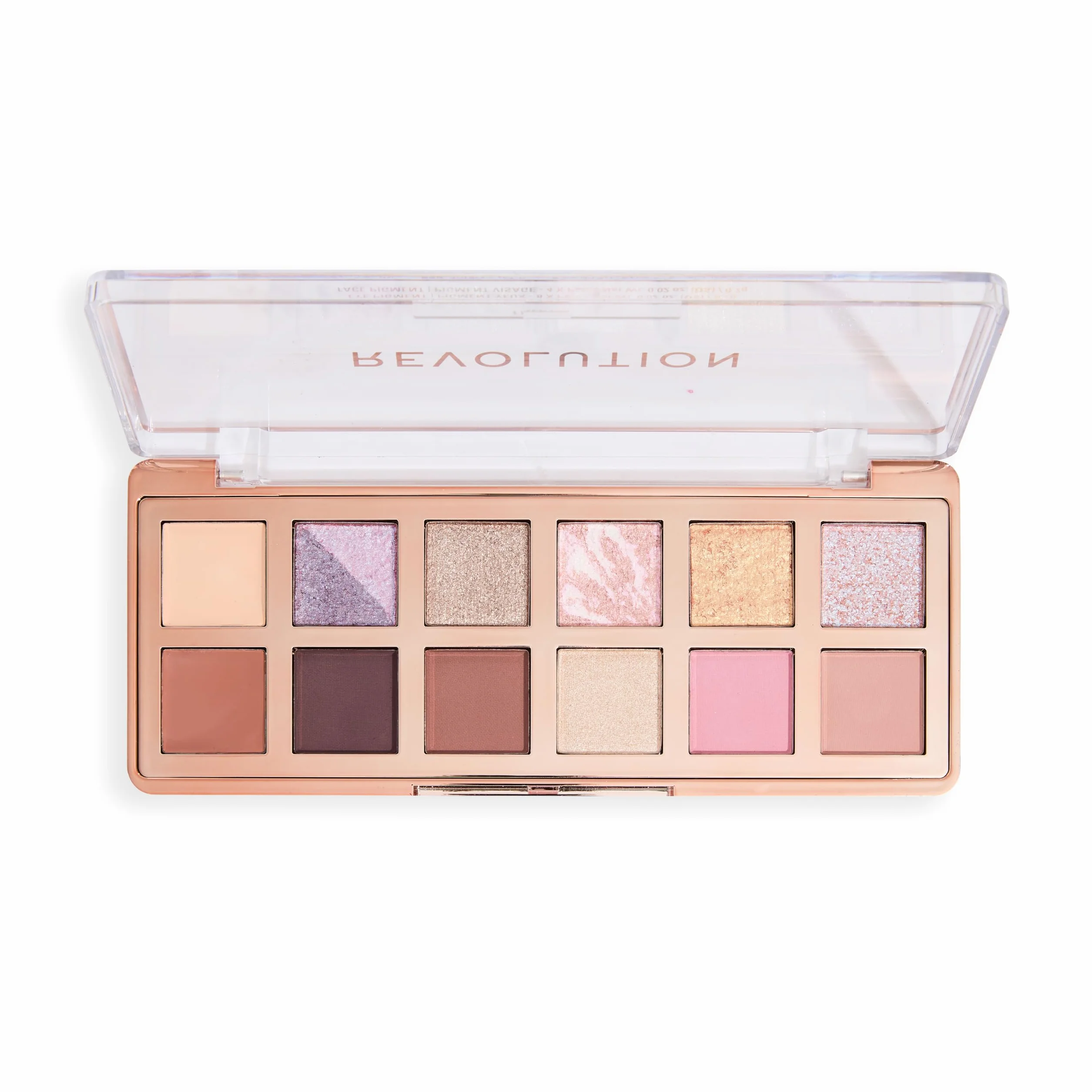 Revolution Beauty Paleta Ikon 12 Kolorów Wysoka Pigmentacja Matowe Błyszczące