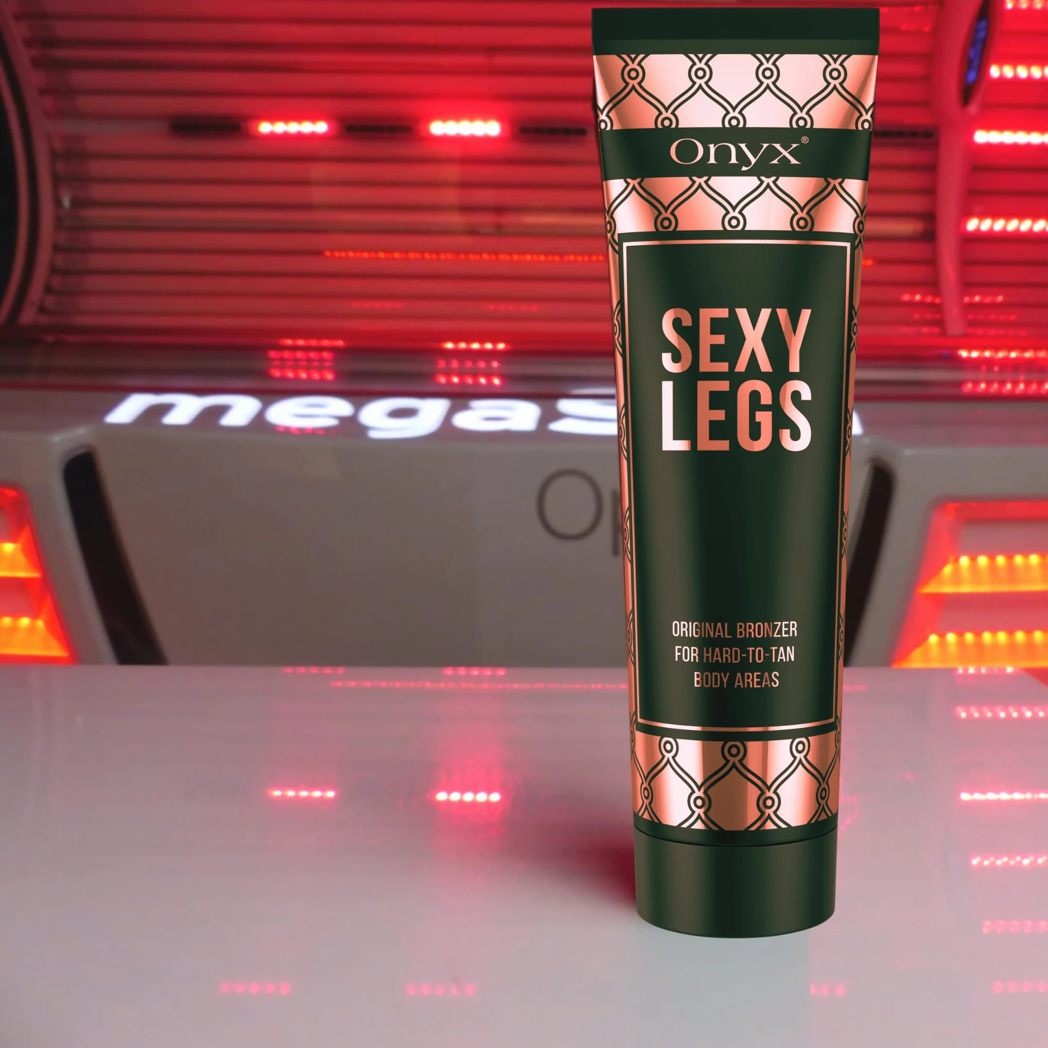 Onyx Sexy Legs - balsam brązujący do opalania nóg; bronzer o podwójnej sile; idealny do trudno opalających części ciała