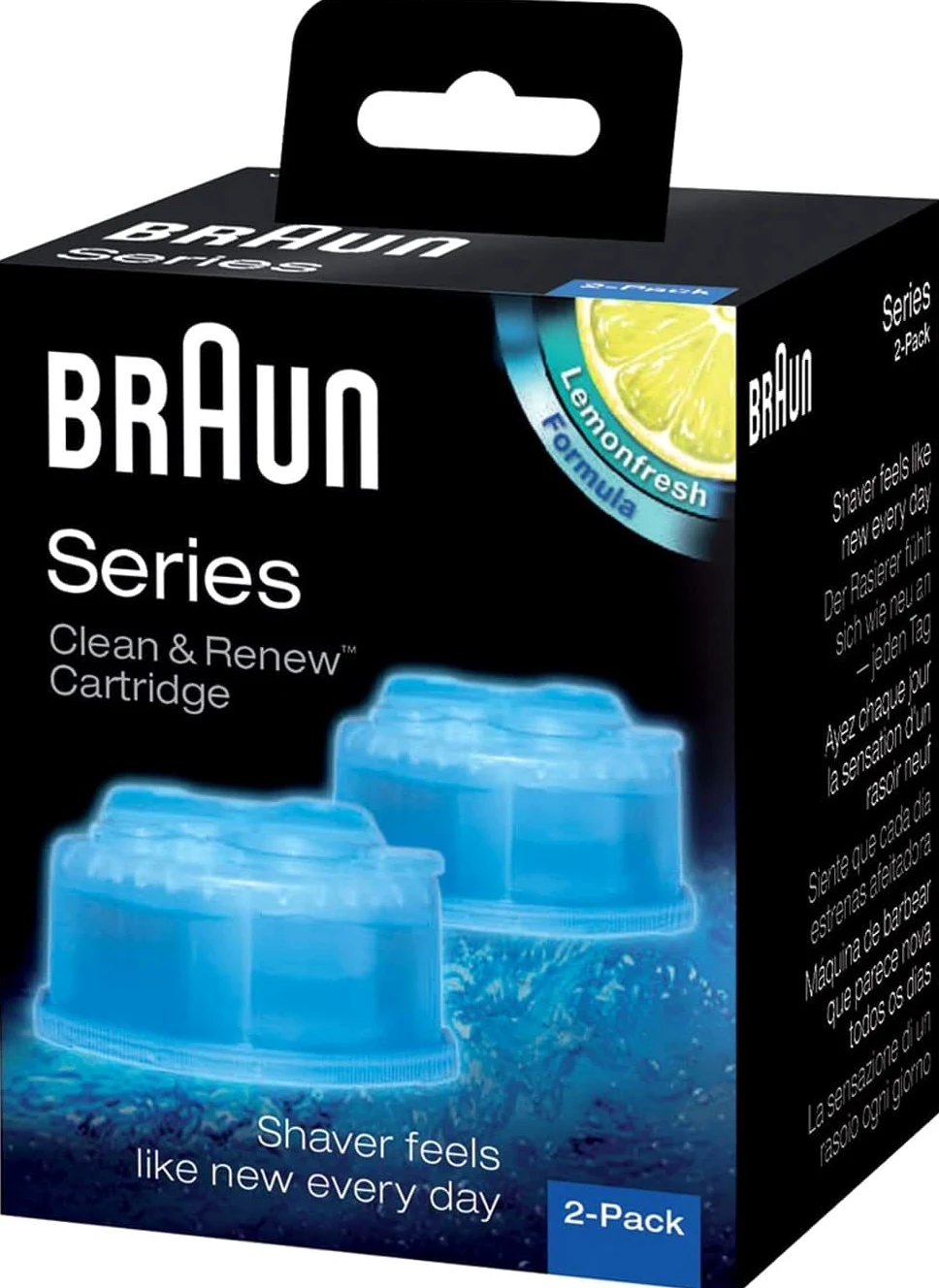 Braun Cleaning Cartridge, tworzywo sztuczne, białe, kompaktowe, 2