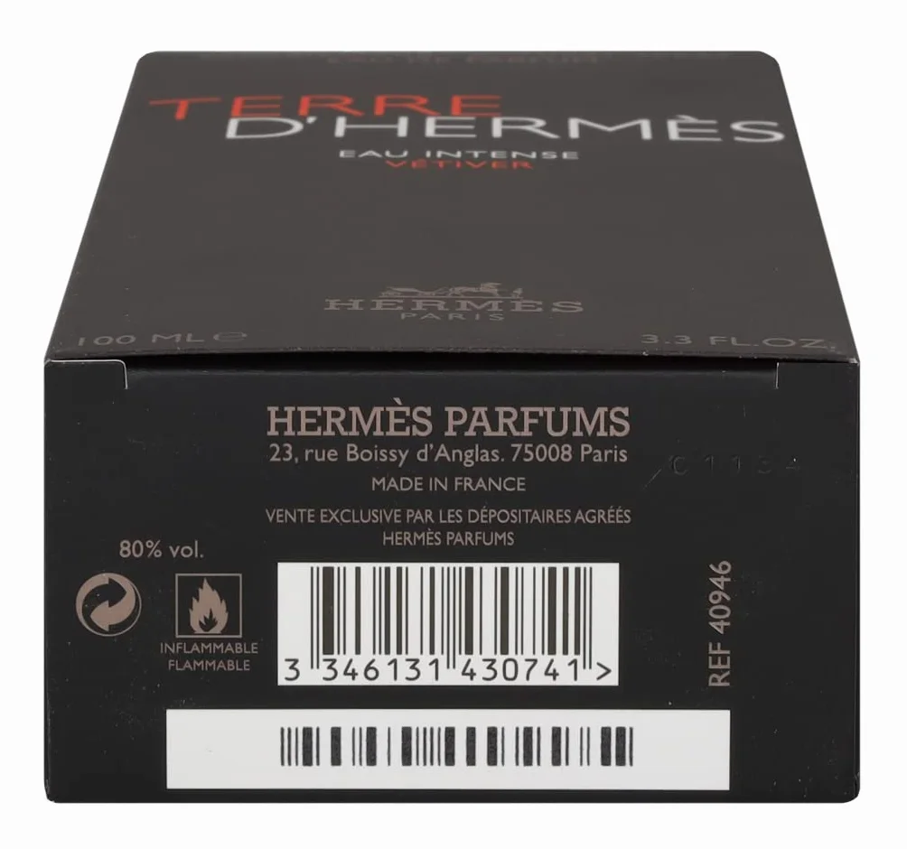 Hermes Terre D Hermes Eau Intense Vetiver EDP 100ml