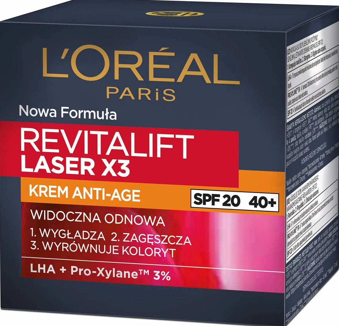 L'Oréal Paris Revitalift Laser SPF20 Krem na dzień 50 ml