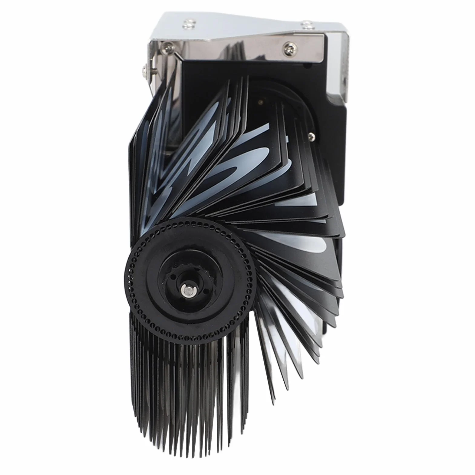 Zegar z klapką Retro Minimalistyczny Zegar Stołowy Na Baterie Składany Zegar Duże Cyfry Kreatywny Zegar z klapką 12H Mały Zegar Na Biurko do Dekoracji Domowego (BLACK)