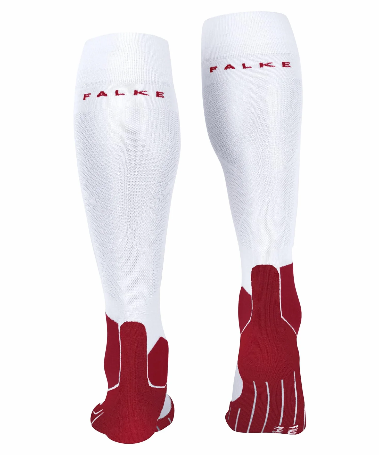 FALKE Kobiety Skarpety narciarskie SK5 Expert W Kh Jedwabny materiał funkcjonalny ciepłe cienkie1 Para, Biały Ff-Mat 2088 Trend, 37-38