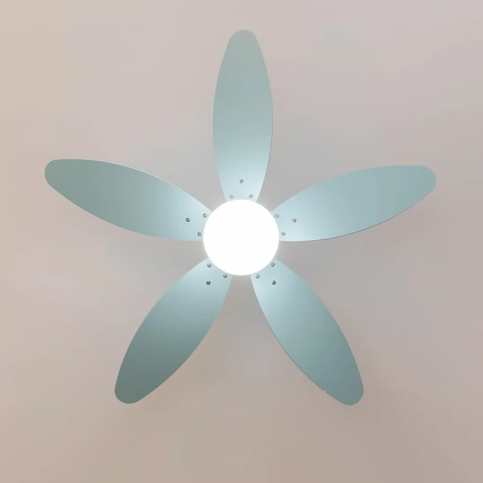 Cecotec - Wentylator sufitowy EnergySilence Aero 4260 Full Sky - 40 W z oświetleniem i źródłem prądu elektrycznego, 42" ze światłem LED, pilotem, timerem, 6 prędkościami i 5 regulowanymi łopatkami