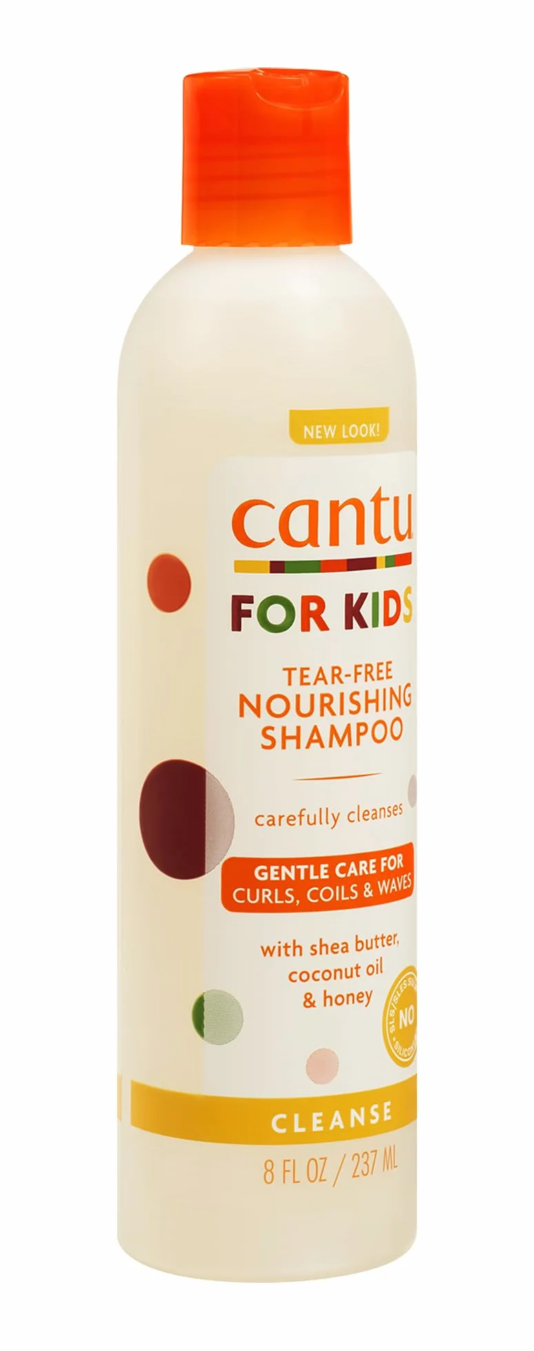 Cantu Szampon Odżywczy z Formułą Niepowodującą Podrażnień i Łzawienia Oczu, Przeznaczony dla Dzieci, 237 ml