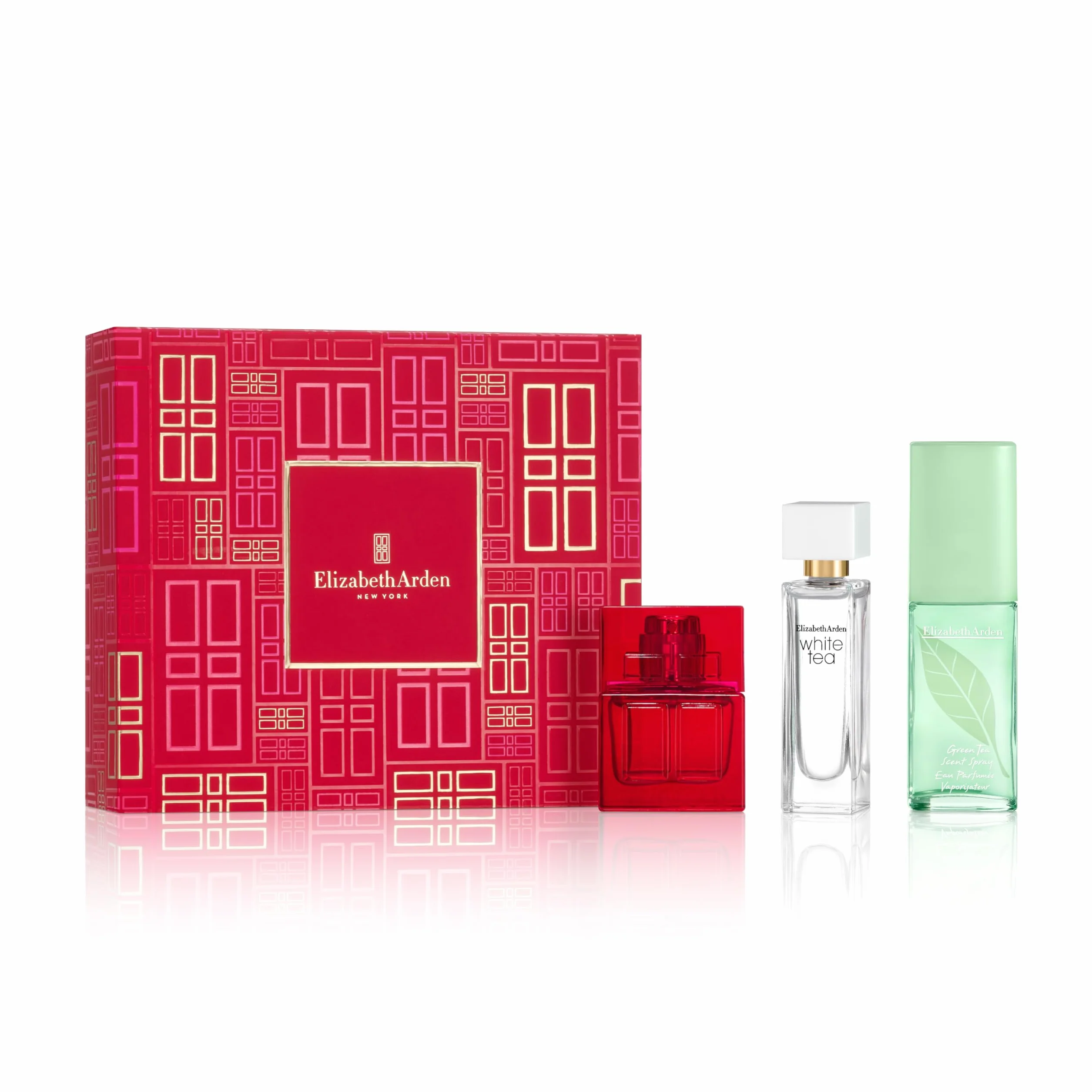Elizabeth Arden Prestige Fragrance Coffret 3-częściowy zestaw upominkowy czerwone drzwi zielona herbata biała herbata