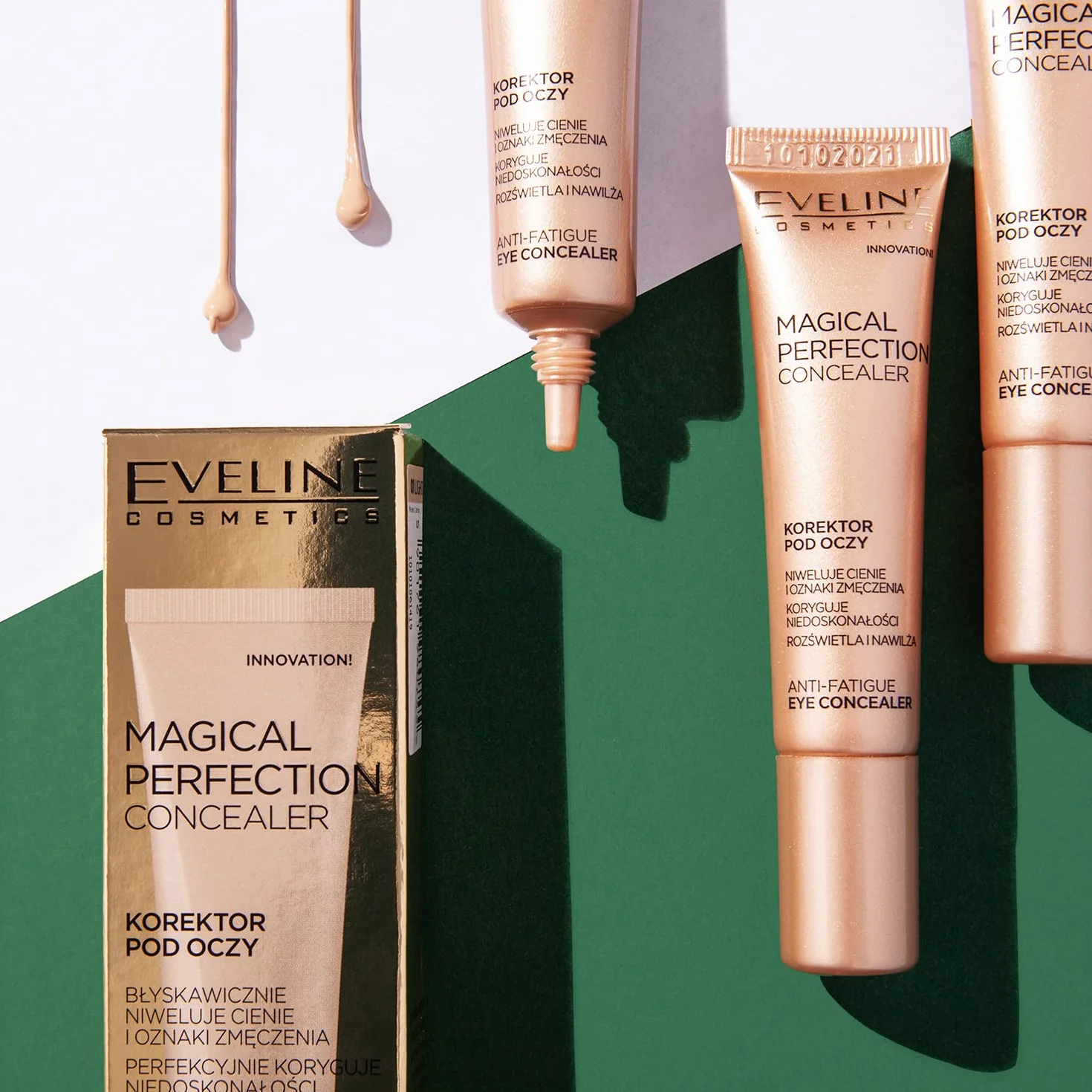 Eveline Cosmetics Magical Perfection Concealer Korektor pod oczy, 15 ml, nr 02A Light Vanilla