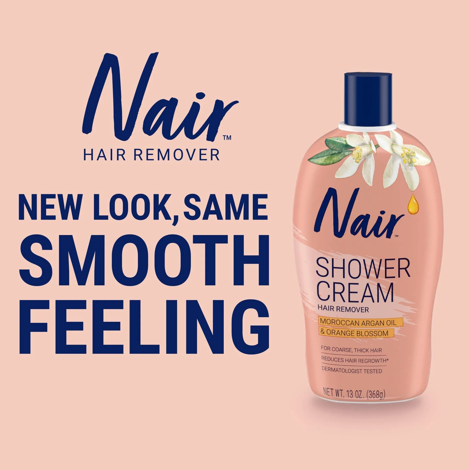 Nair Shower Power Max with Moroccan Argan Oil, Cream for Legs & Body (krem do depilacji ciała i nóg)