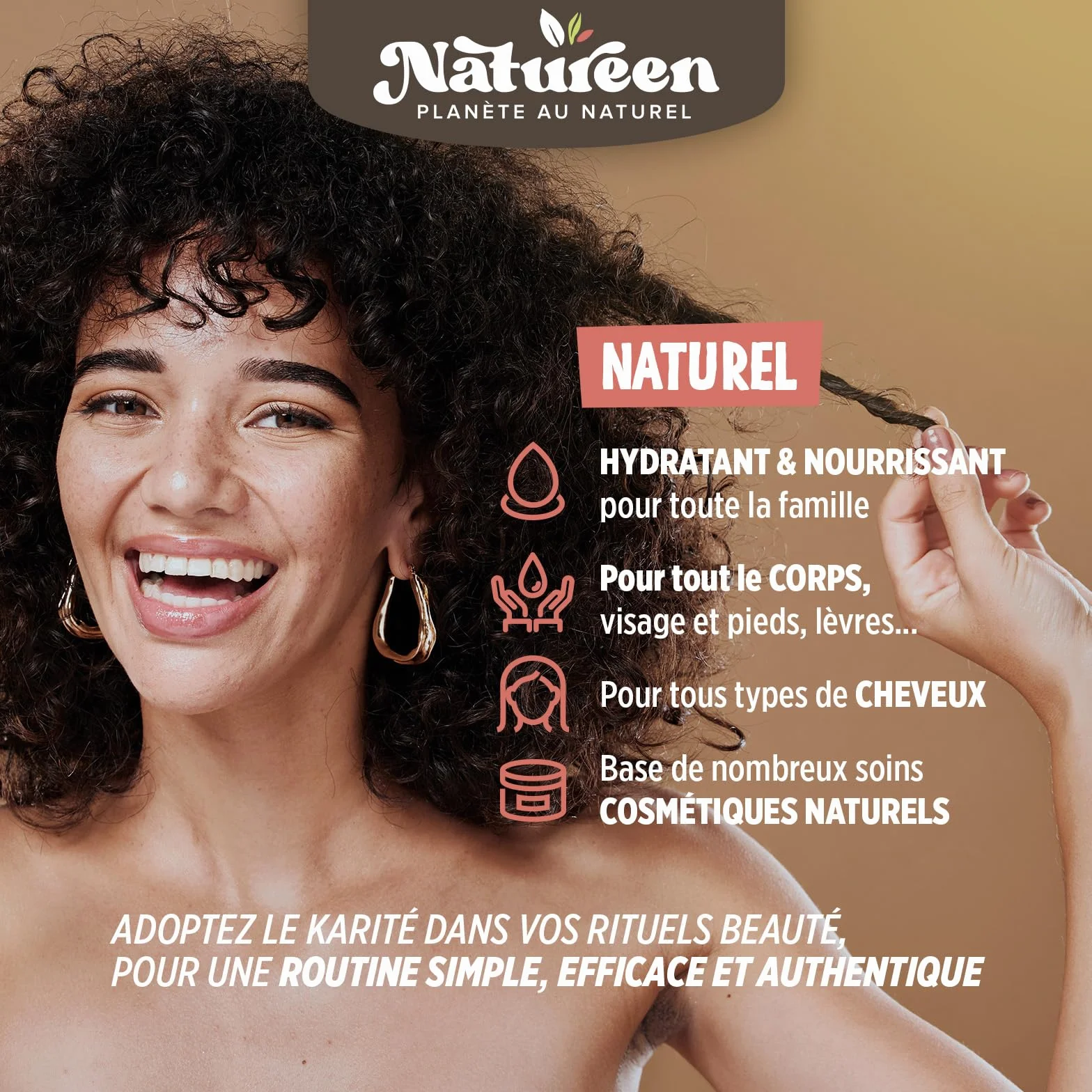 Organiczne masło shea AB 400 g - 100% roślinne