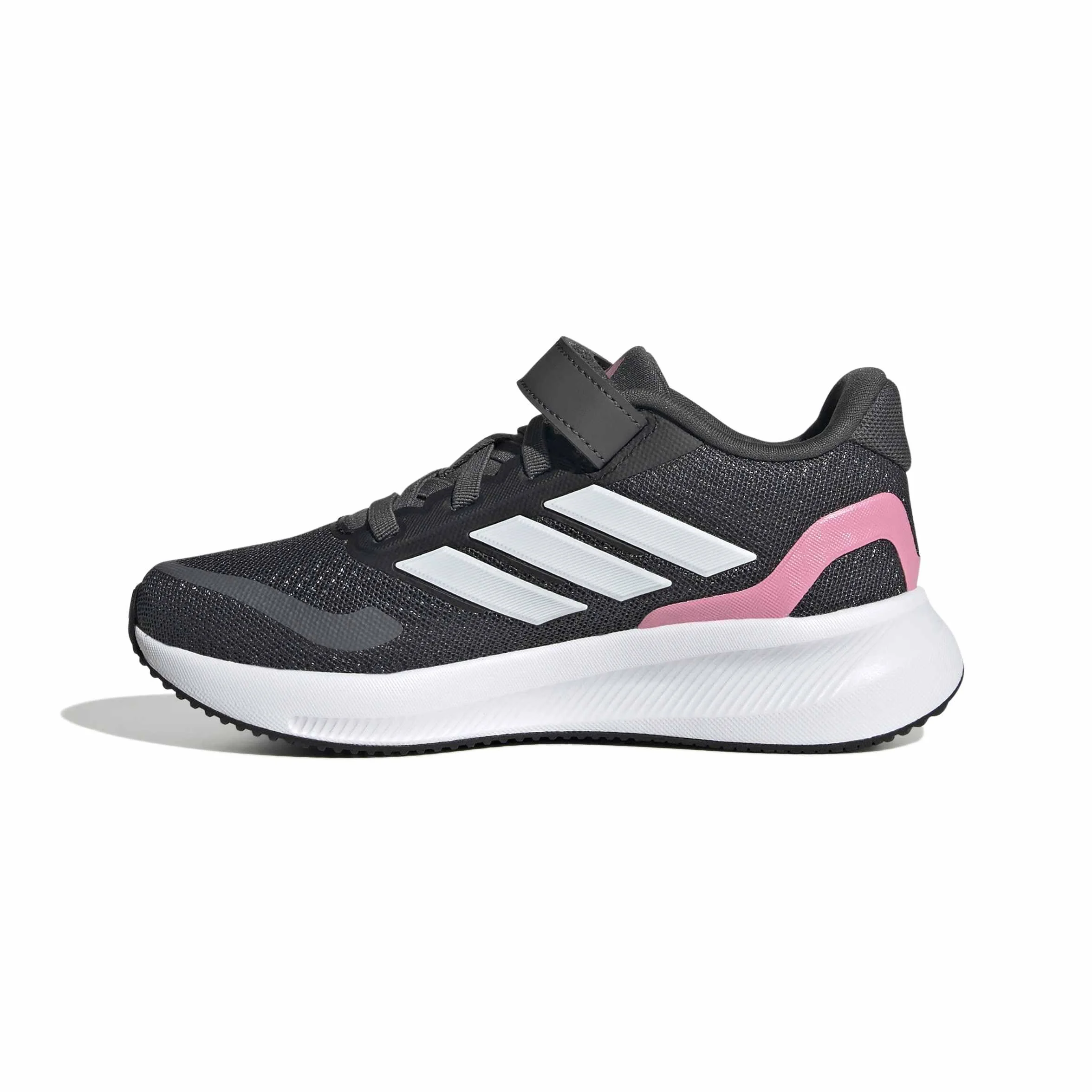 adidas Uniseks - dzieci Runfalcon 5 Kids Shoes, Grey Six/Crystal White/Bliss Pink, 30.5 EU