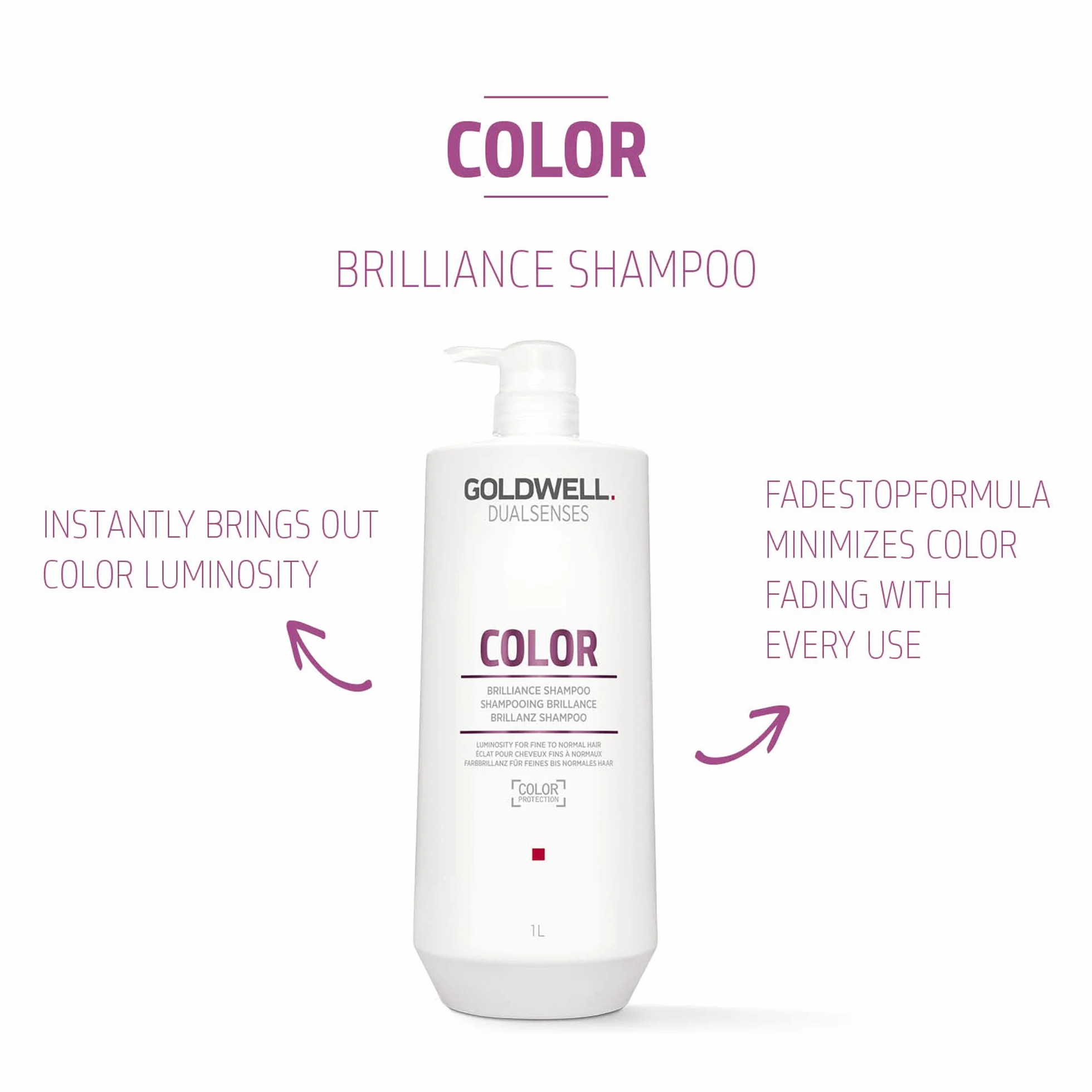 Goldwell Dualsenses Color Brilliance Szampon nabłyszczający do włosów cienkich i normalnych 1000 ml