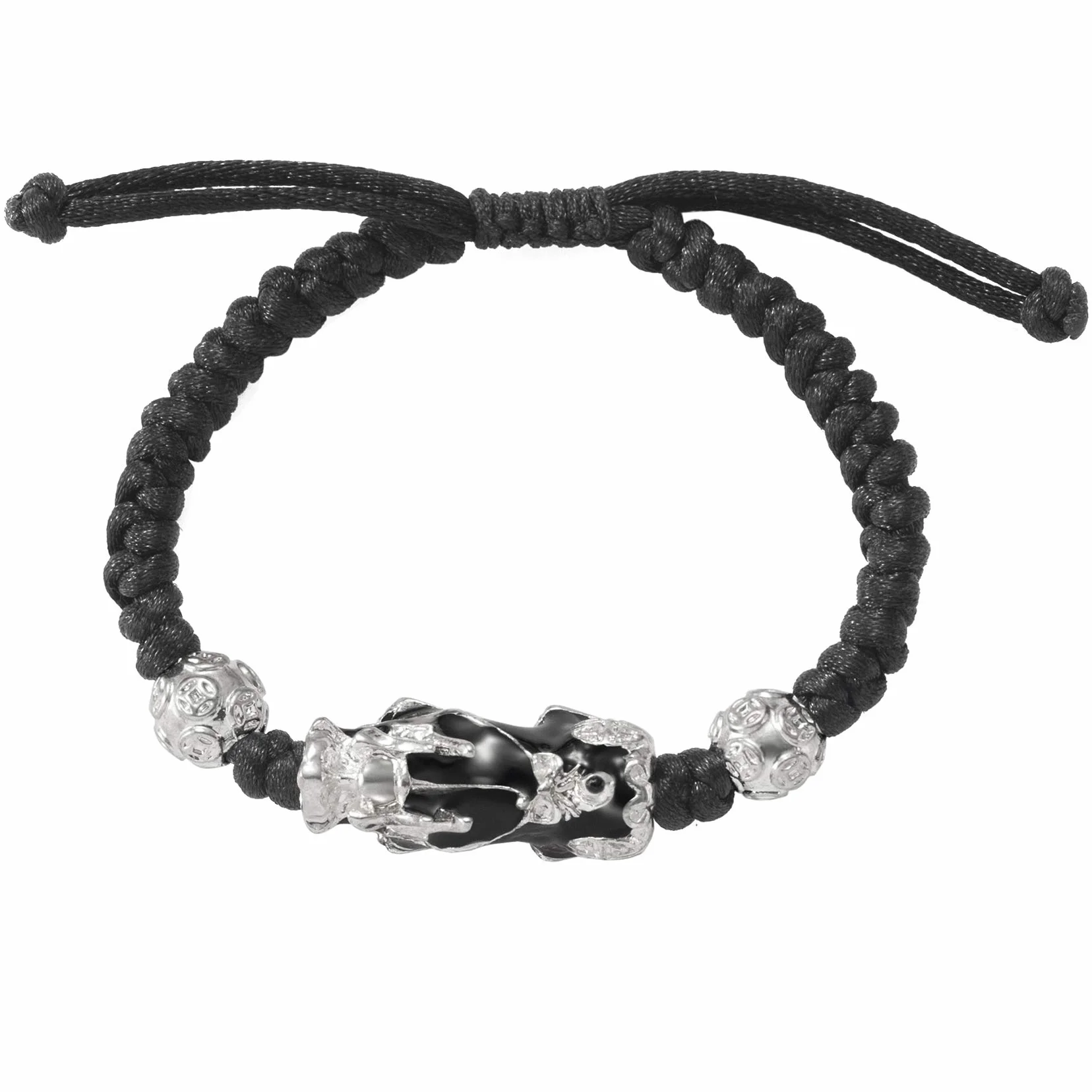 Feng Shui Pixiu regulowane ręcznie plecione bransoletki z liny zestaw szczęśliwego bogactwa bransoletka para przyjaźni amulet biżuteria