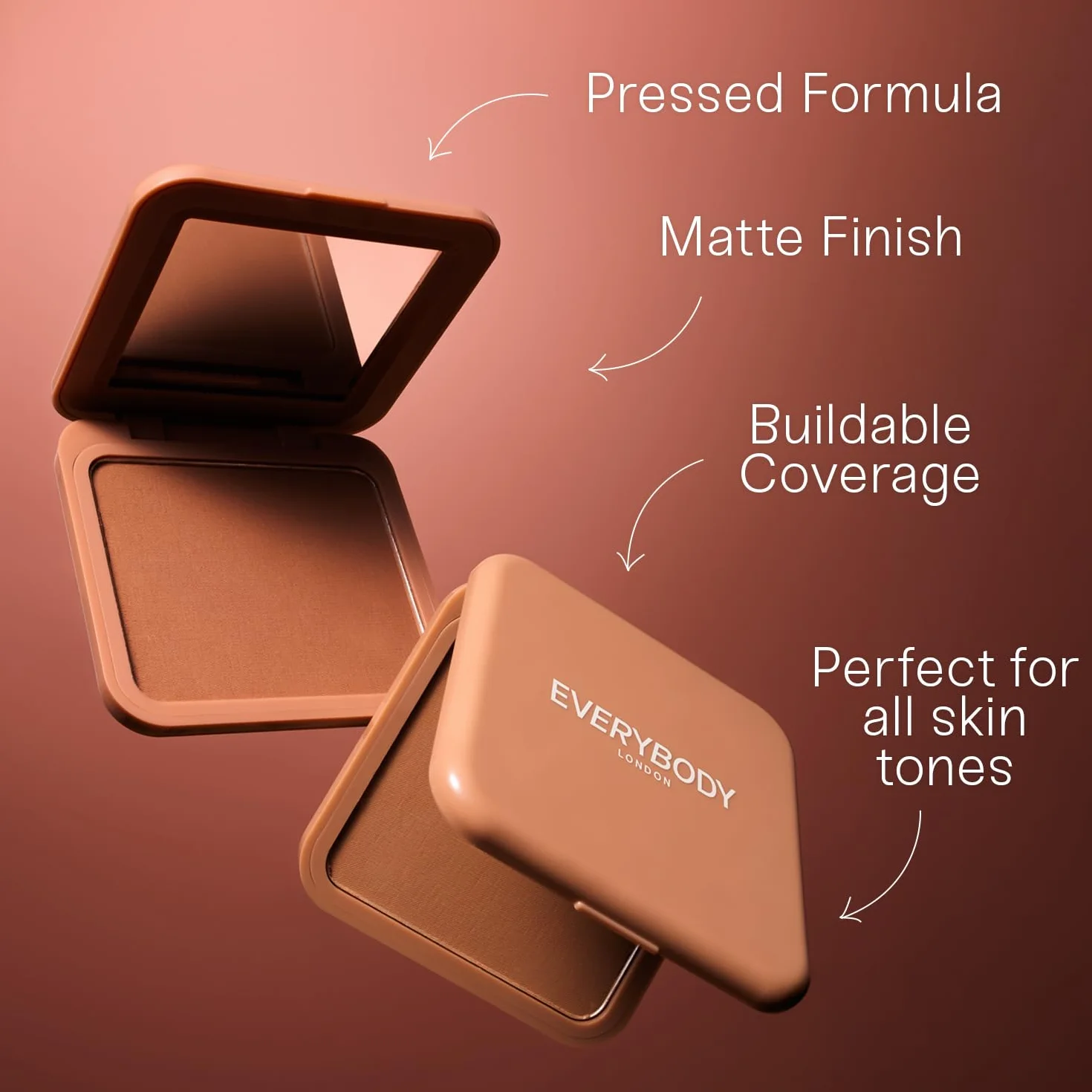 EVERYBODY LONDON Bronzer prasowany (Chocolate Milk, One Size)