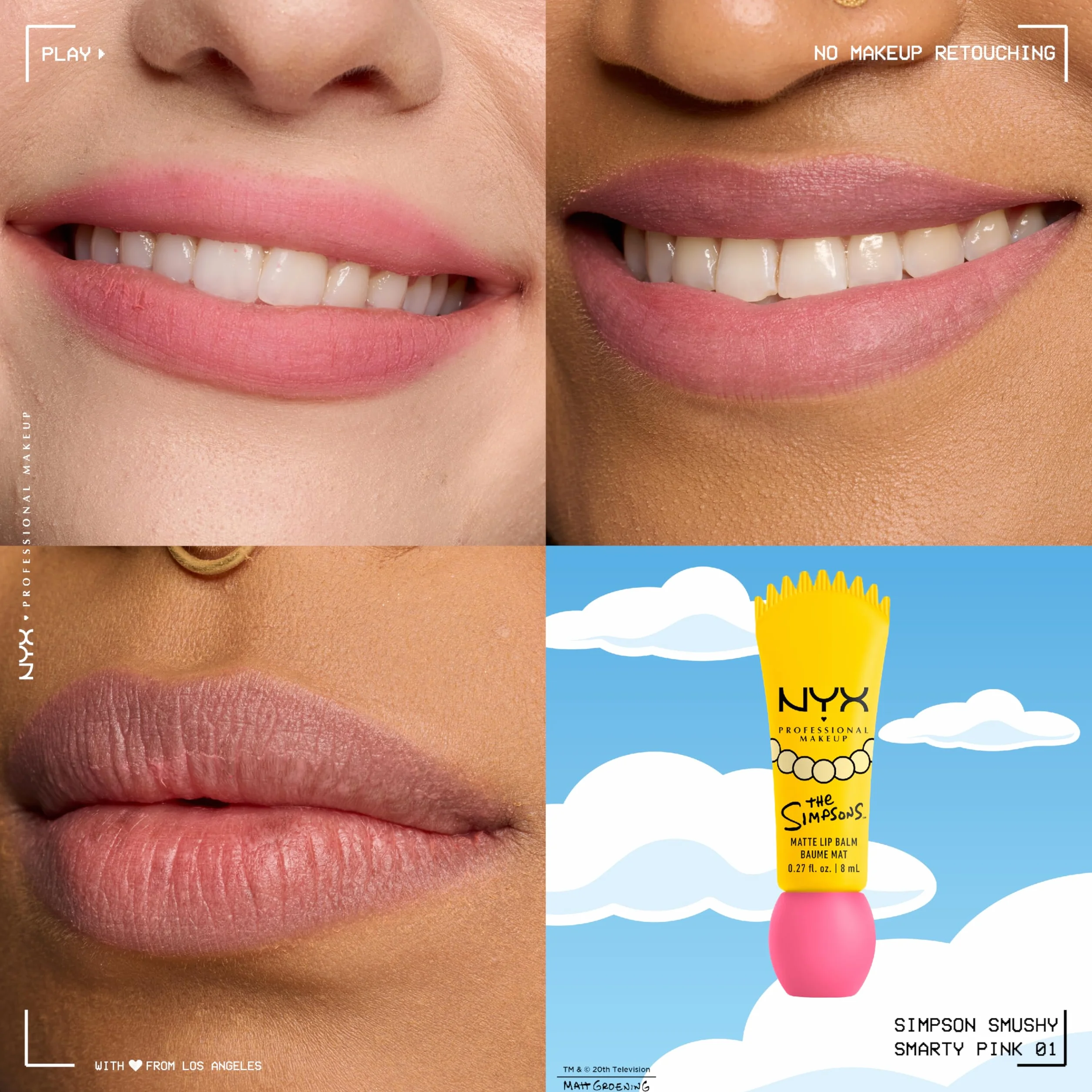 NYX Professional Makeup Simpsons Smushy Smarty Pink