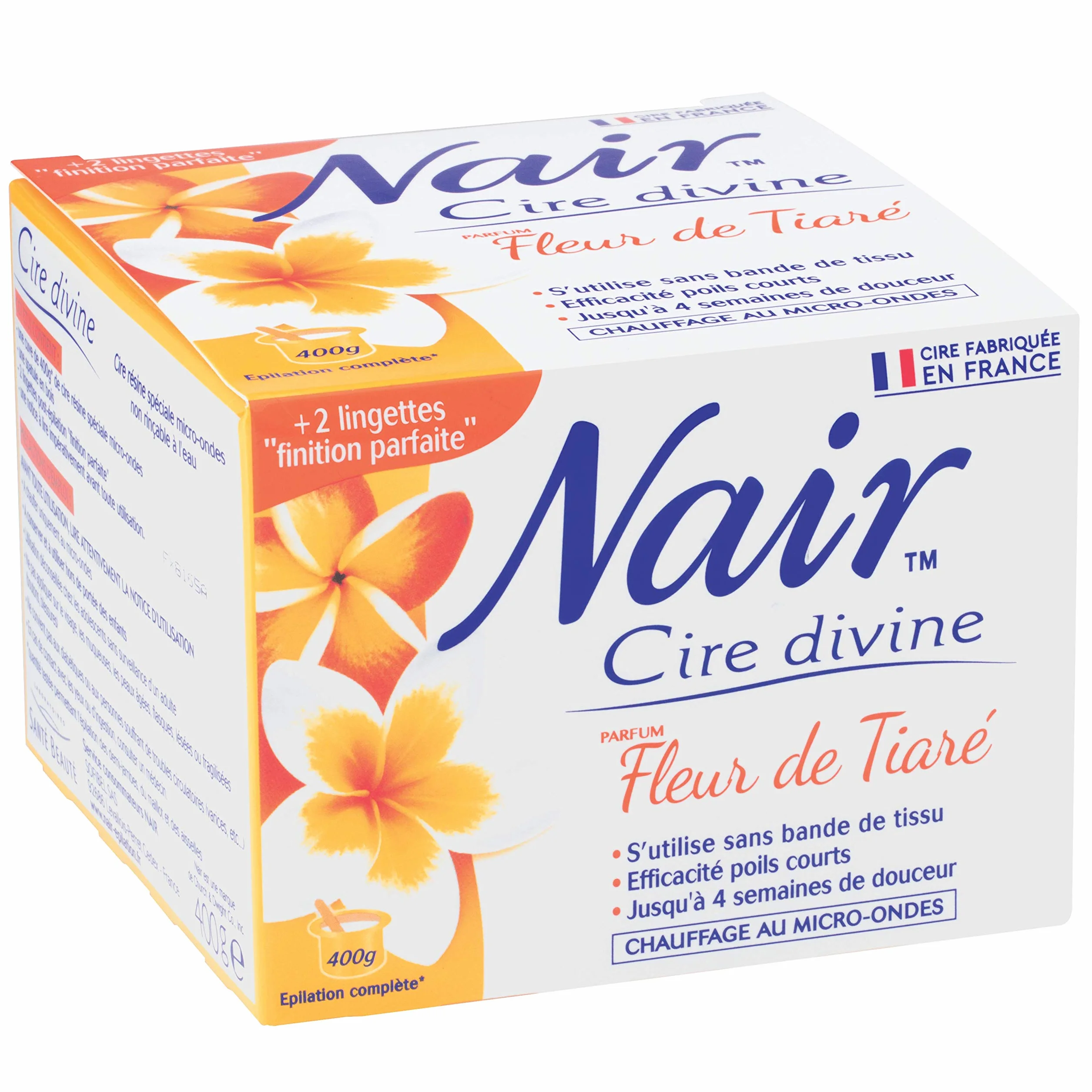 Nair Boski wosk z kwiatów Tiaré 400g