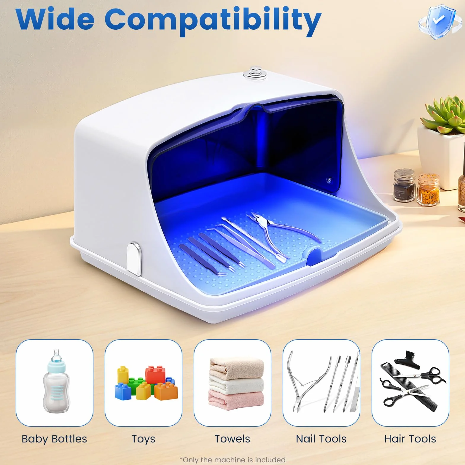 Sterylizator 5 W urządzenie do dezynfekcji UV, urządzenie sterylizujące do paznokci, salonu, manicure, manicure i narzędzia 220 V
