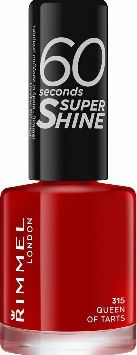 Rimmel 60 Seconds Super Shine Lakier do Paznokci, 315 Queen Of Tarts, 8 ml