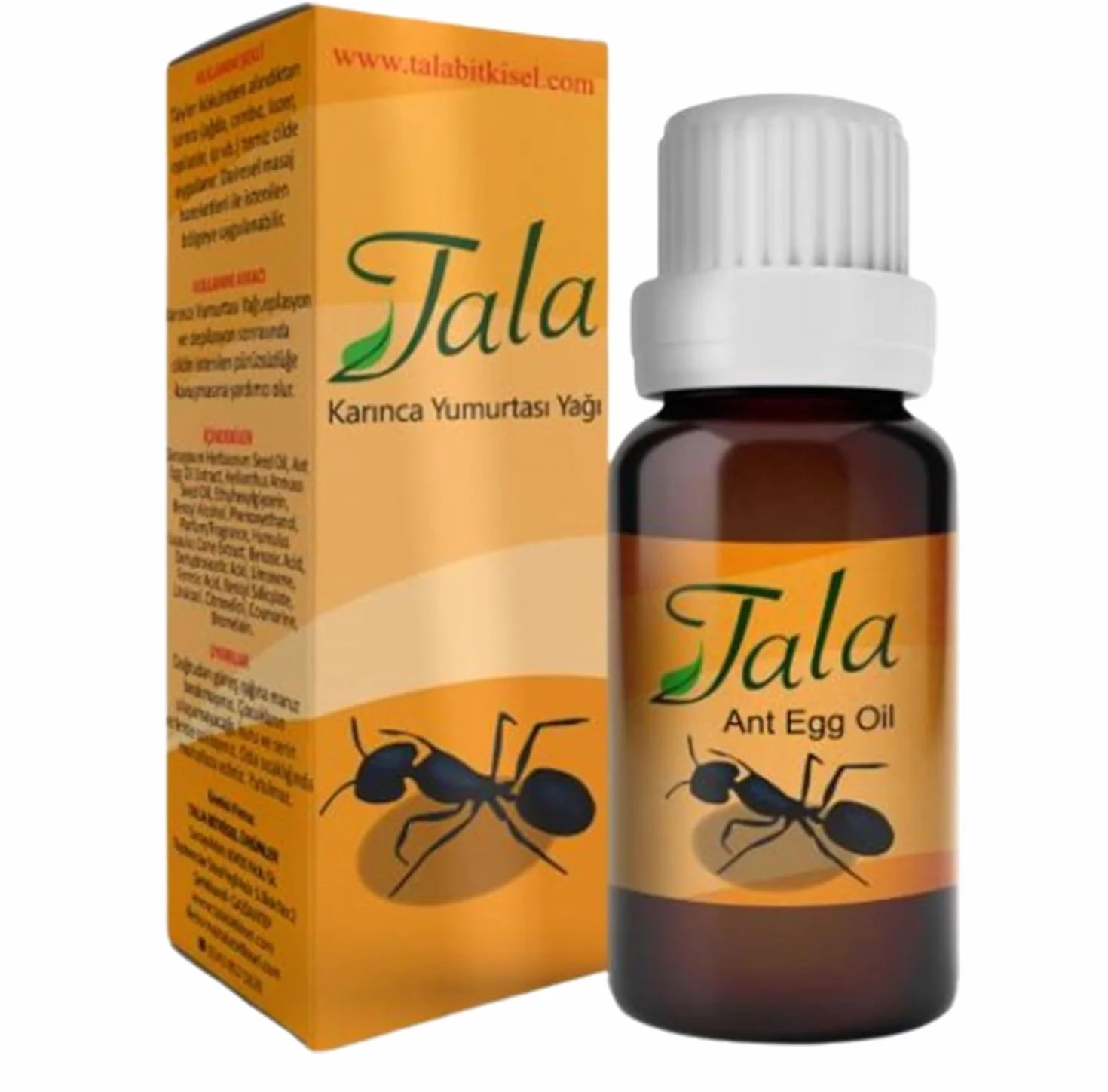 Tala ANT EGG OIL Depilacja Prawdziwy Organiczny Trwały Roztwór Redukujący 20 ml/19.8 g
