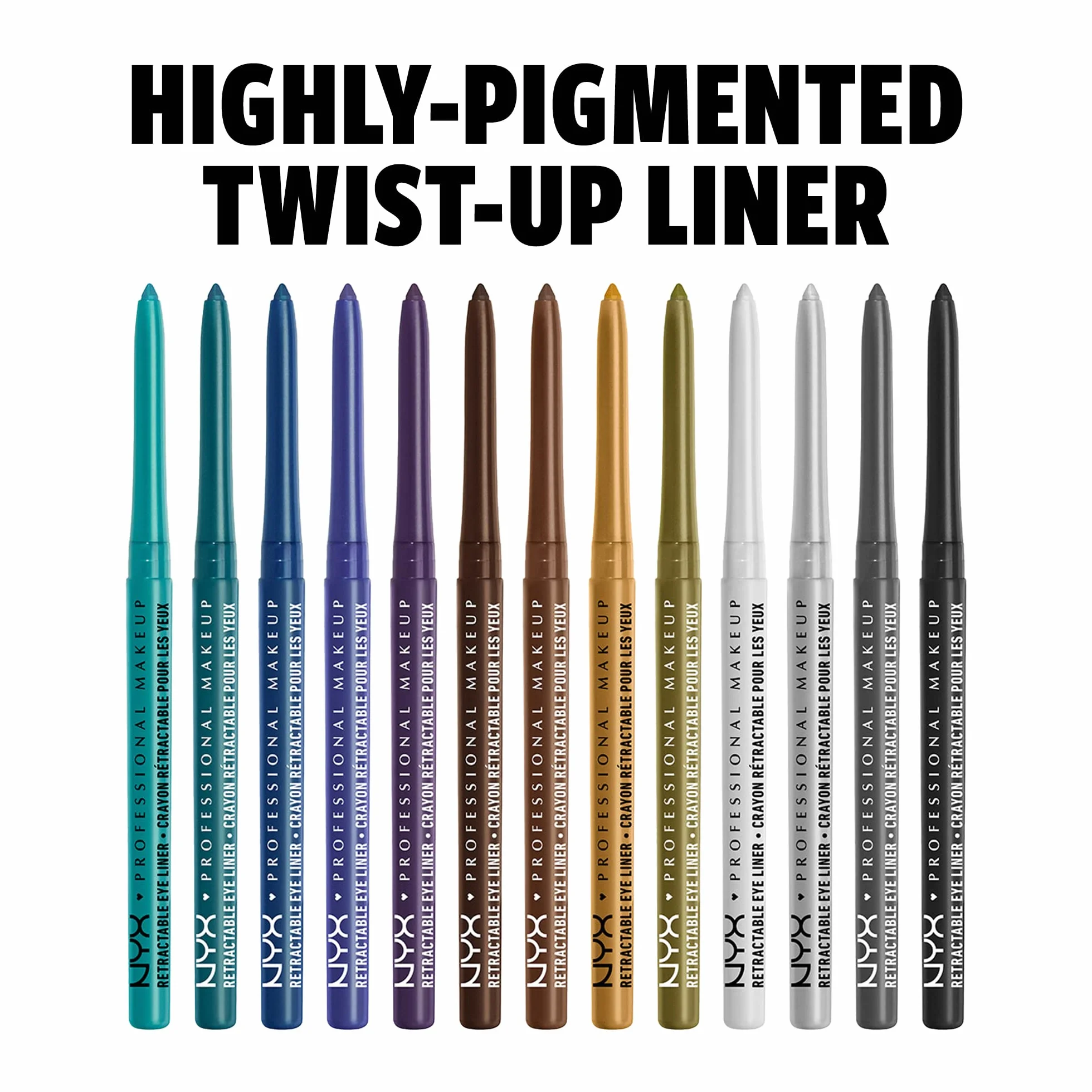 NYX - Gypsy Mechaniczny ołówek do oczu Niebieski - 0,34 g