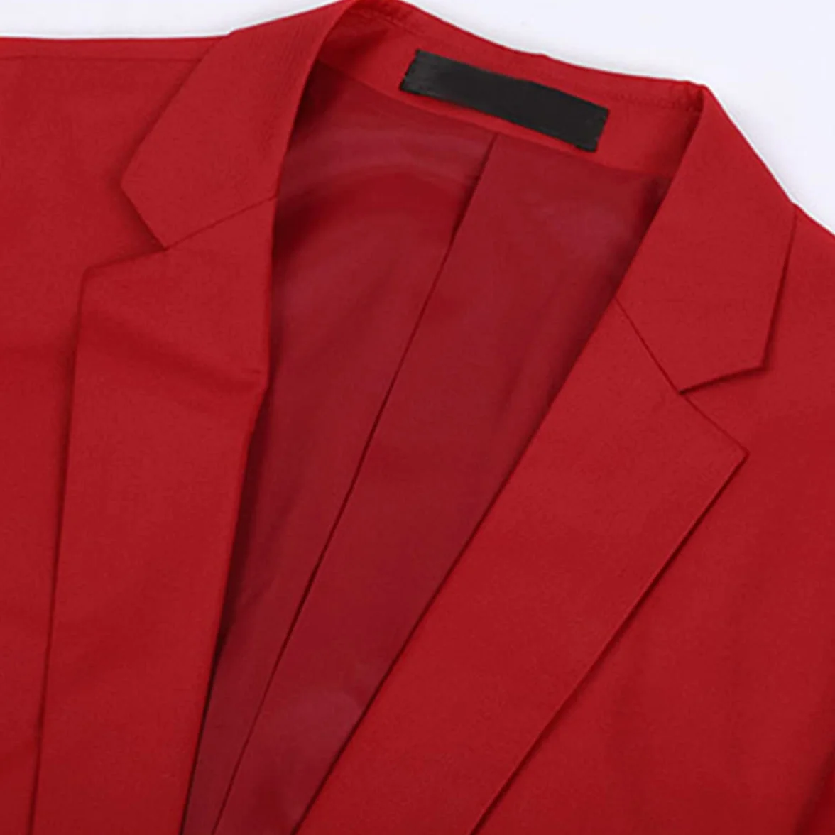 Allthemen Męska marynarka na co dzień slim fit formalny garnitur kurtki jeden guzik jednorzędowy smoking kurtka inteligentna marynarka