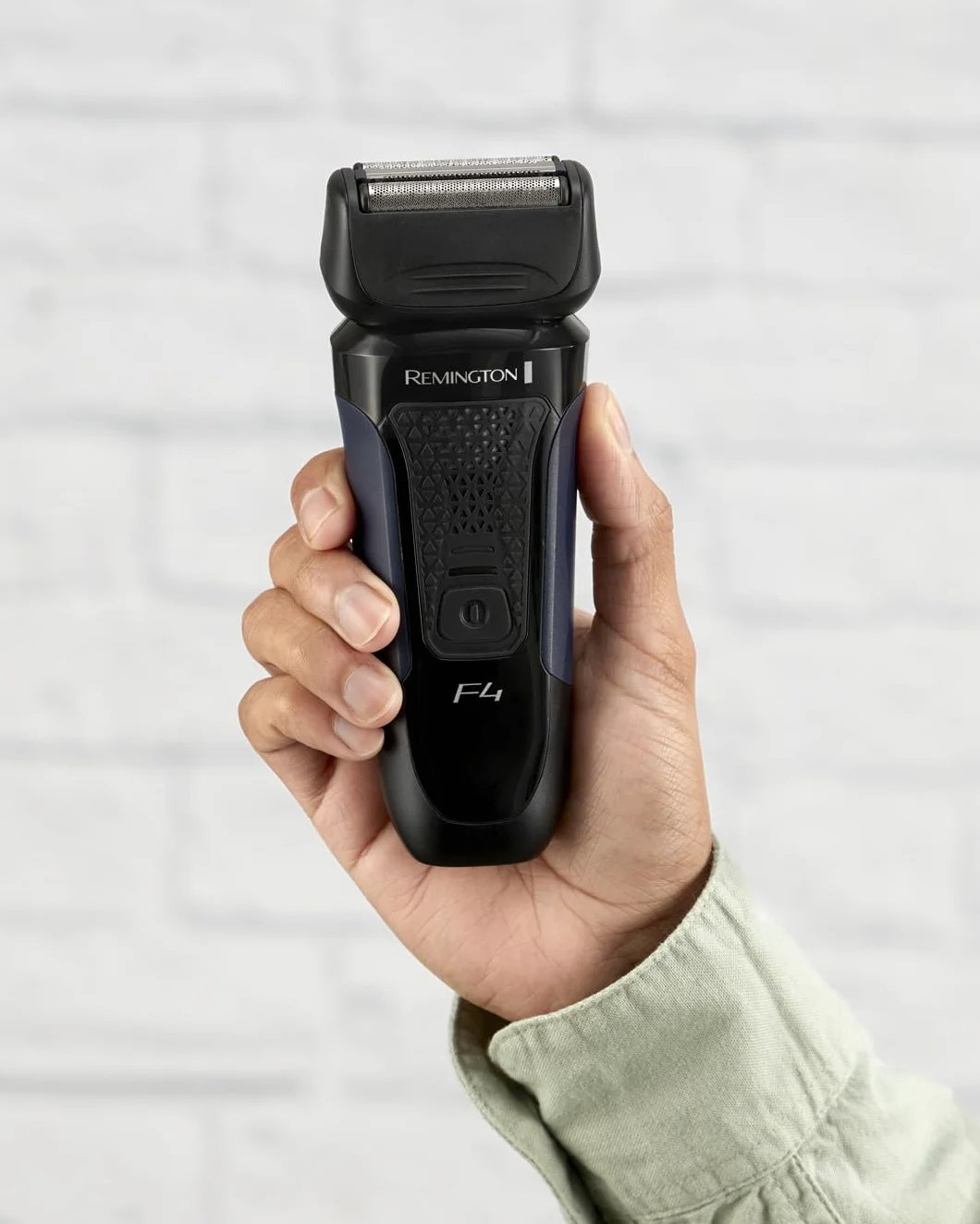 Remington golarka męska, elektryczna, foliowa, bezprzewodowa, wodoodporna, do golenia na sucho i mokro, nasadka do 3 dniowego zarostu, wysuwany precyzyjny trymer, wskażnik LED, Style Series, F4002 F4