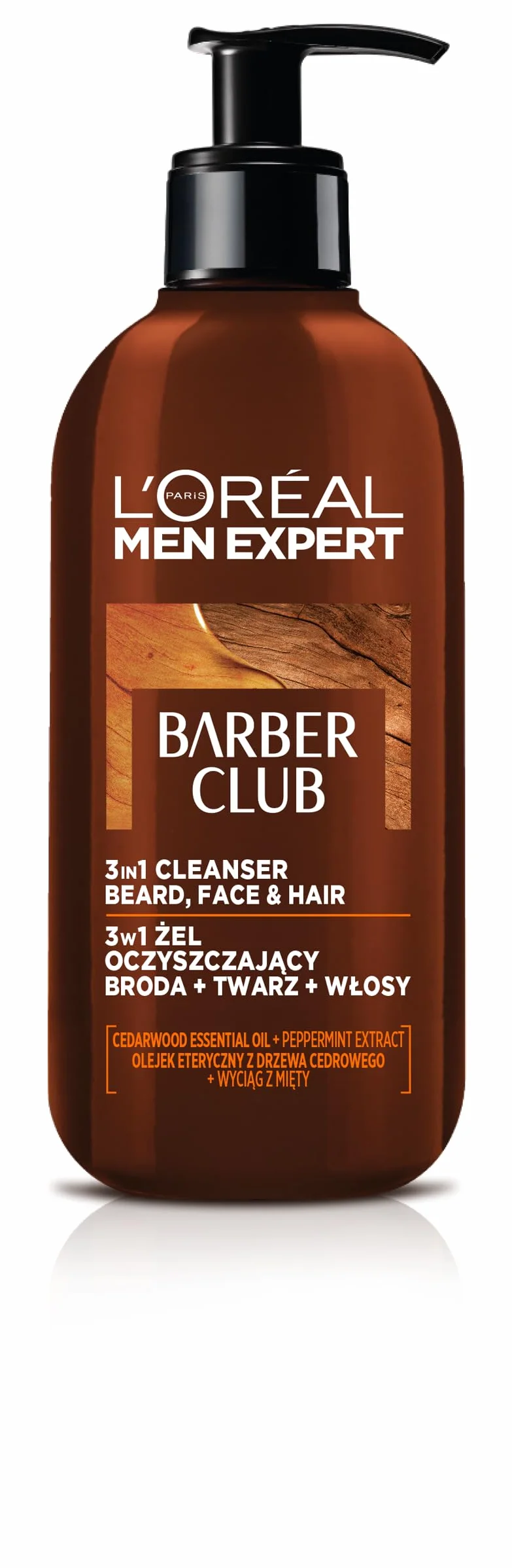 L'Oréal Paris Men Expert Barber Club Żel myjący Broda + Twarz + Włosy, 200 ml