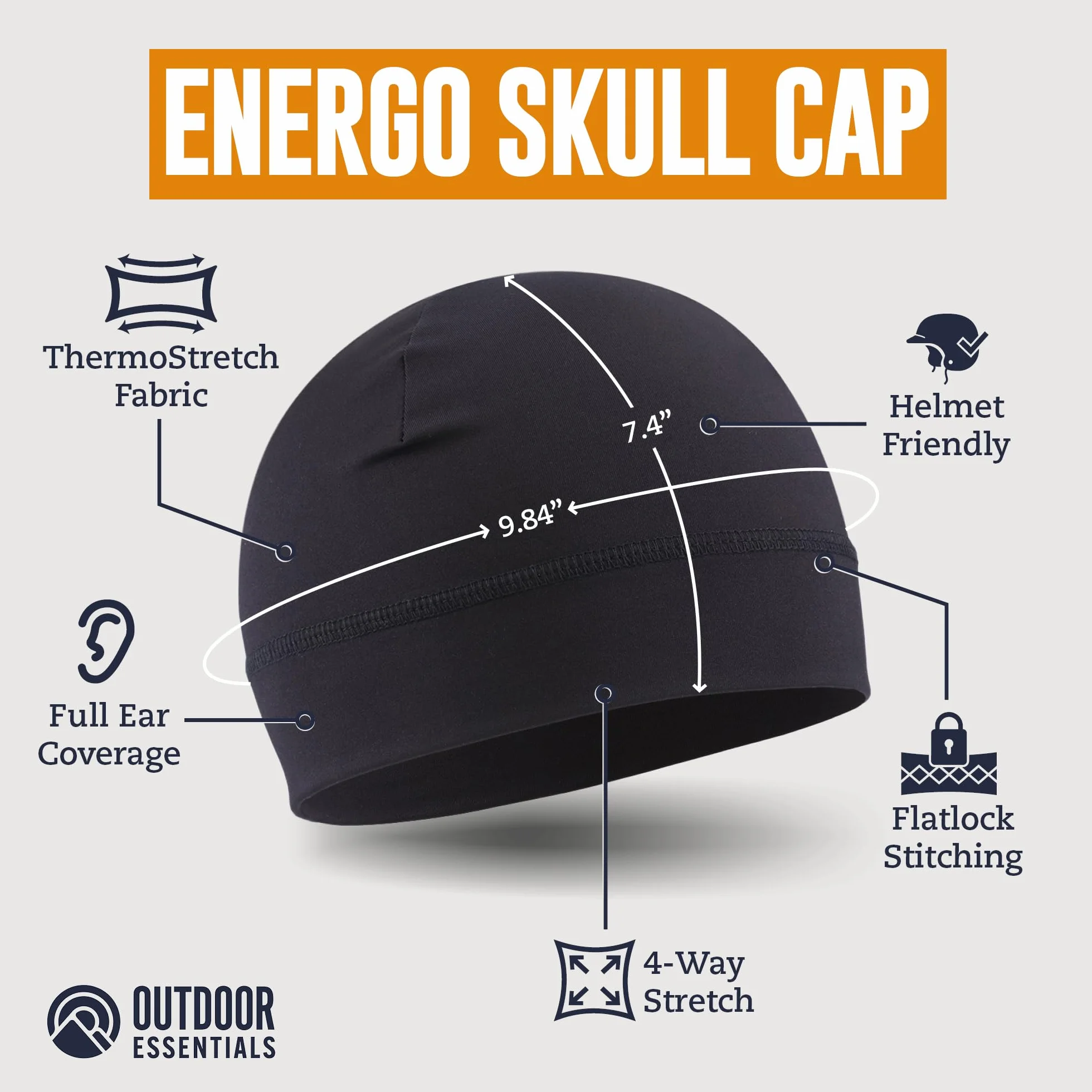 OutdoorEssentials Czapka bez daszka Uniseks Beanie