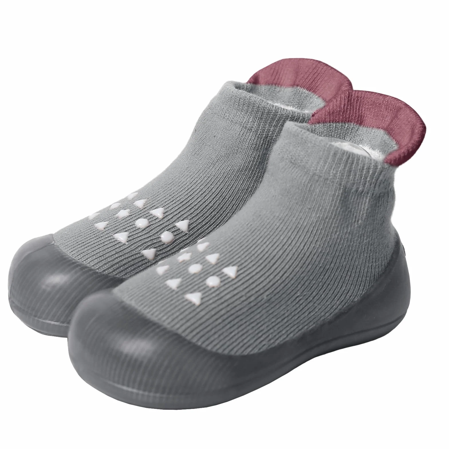 Kapcie dziecięce, skarpetki, buty na pierwsze kroki, antypoślizgowe skarpety unisex dla niemowląt z miękką gumową podeszwą
