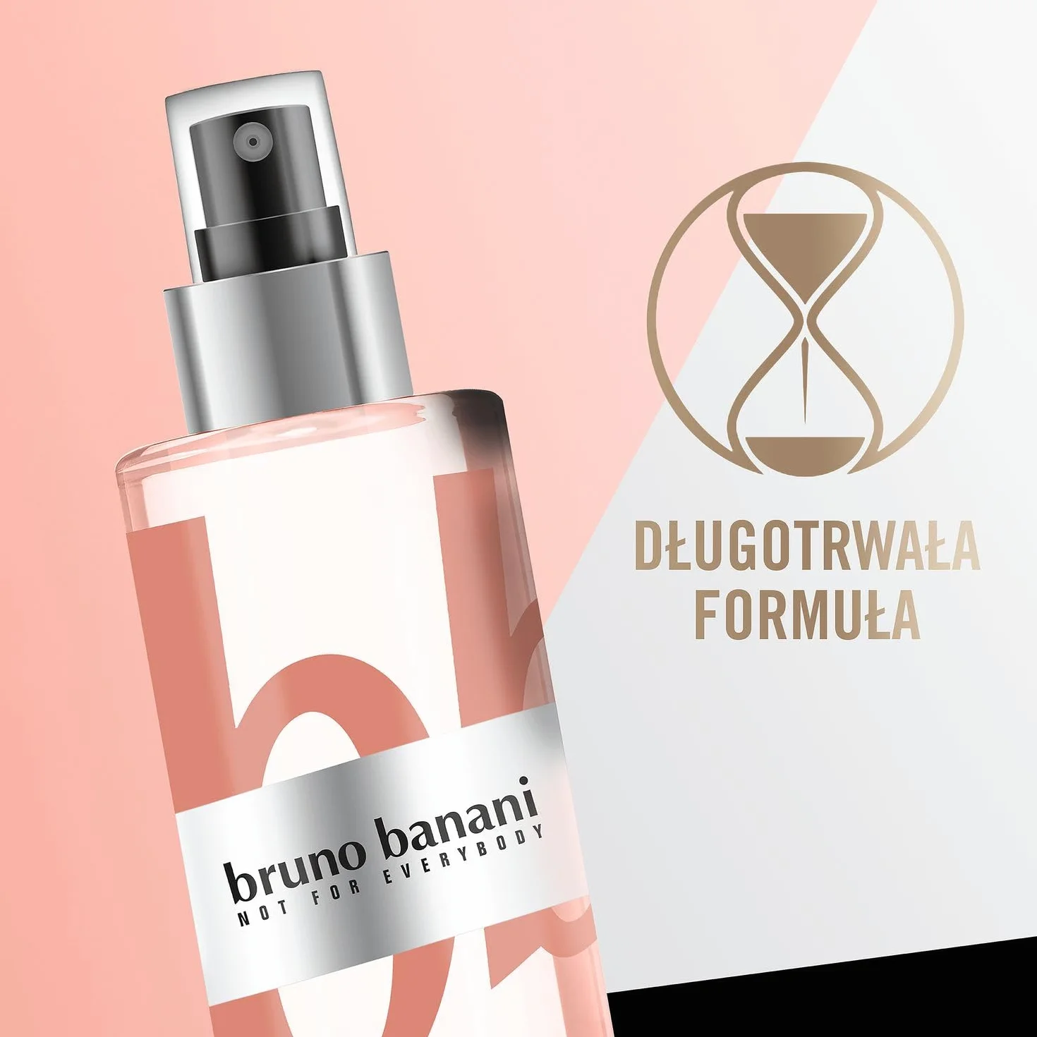 bruno banani Magnetic Woman - Body Splash - Amber Gourmand perfumy damskie - 1 opakowanie (1x 250 ml)