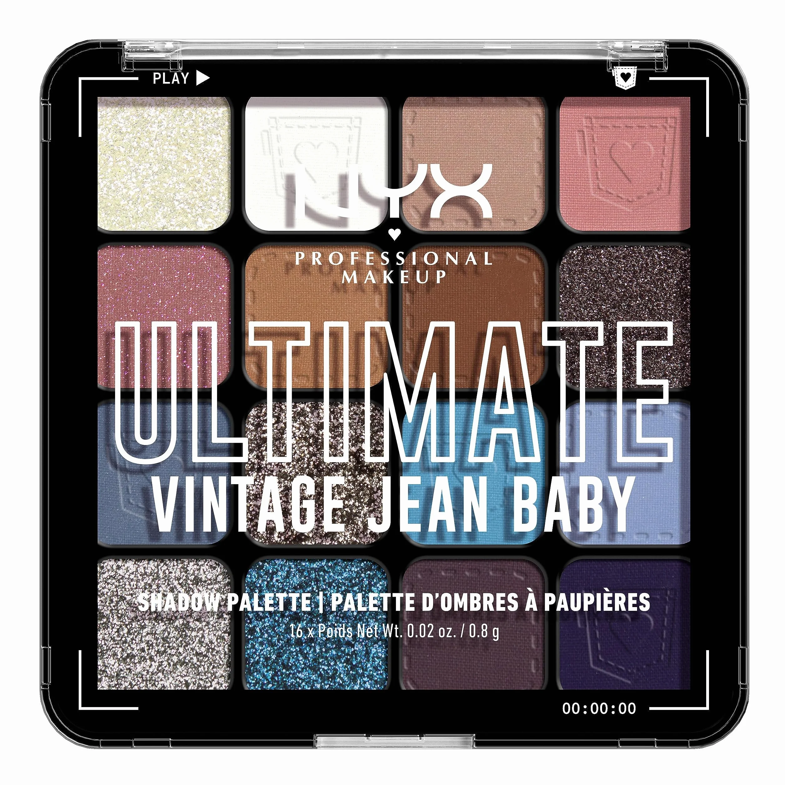 Nyx Professional Makeup Cienie do Powiek Vintage Baby Jeans 12.8 g