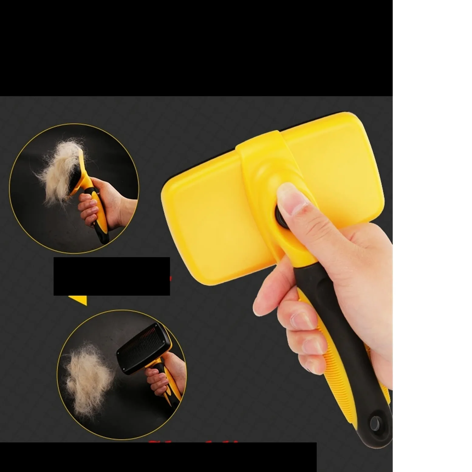 DieffematicSZ Grzebień Comb Hair Removal Brush