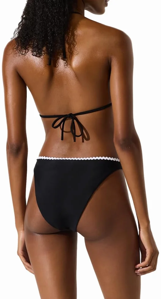 KARL Dół bikini Kobiety Karl Lagerfeld, Women's, Signature Scallop Cheeky
