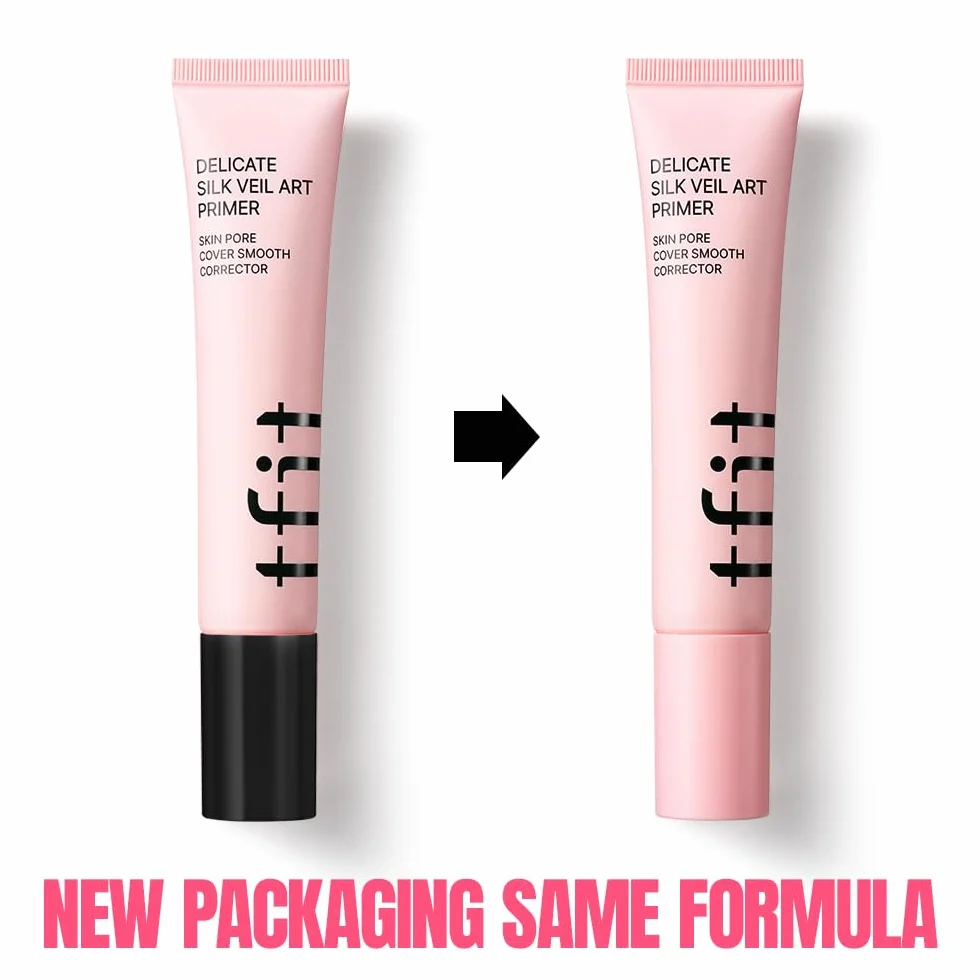 TFIT Delicate Silk Veil Art Primer Koreański podkład do makijażu bezporowa mata dla skóry tłustej lekka nawilżająca wypełniacz porów długotrwały efekt