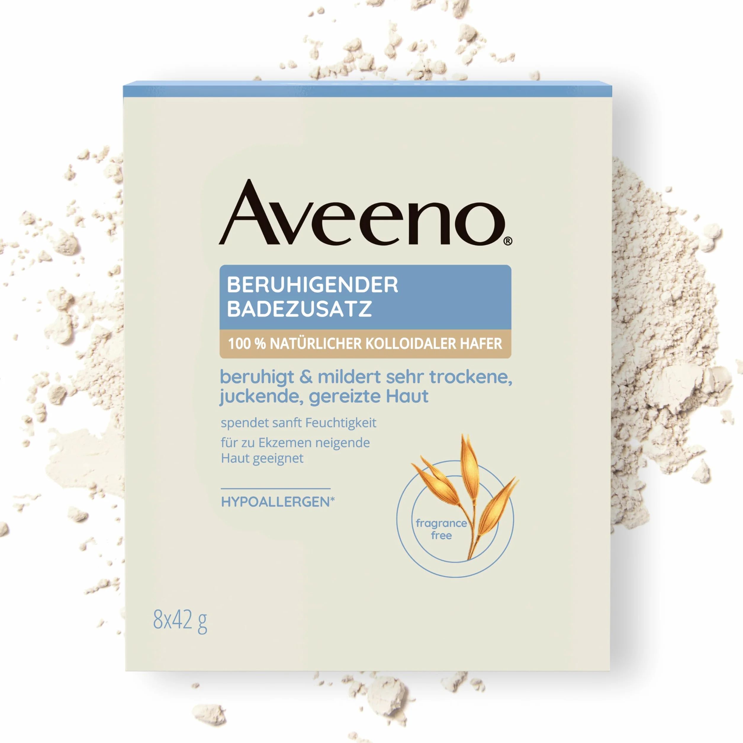 Aveeno Kąpiel kojąca łagodzi podrażnioną skórę bez zapachu 8 torebek po 42 g