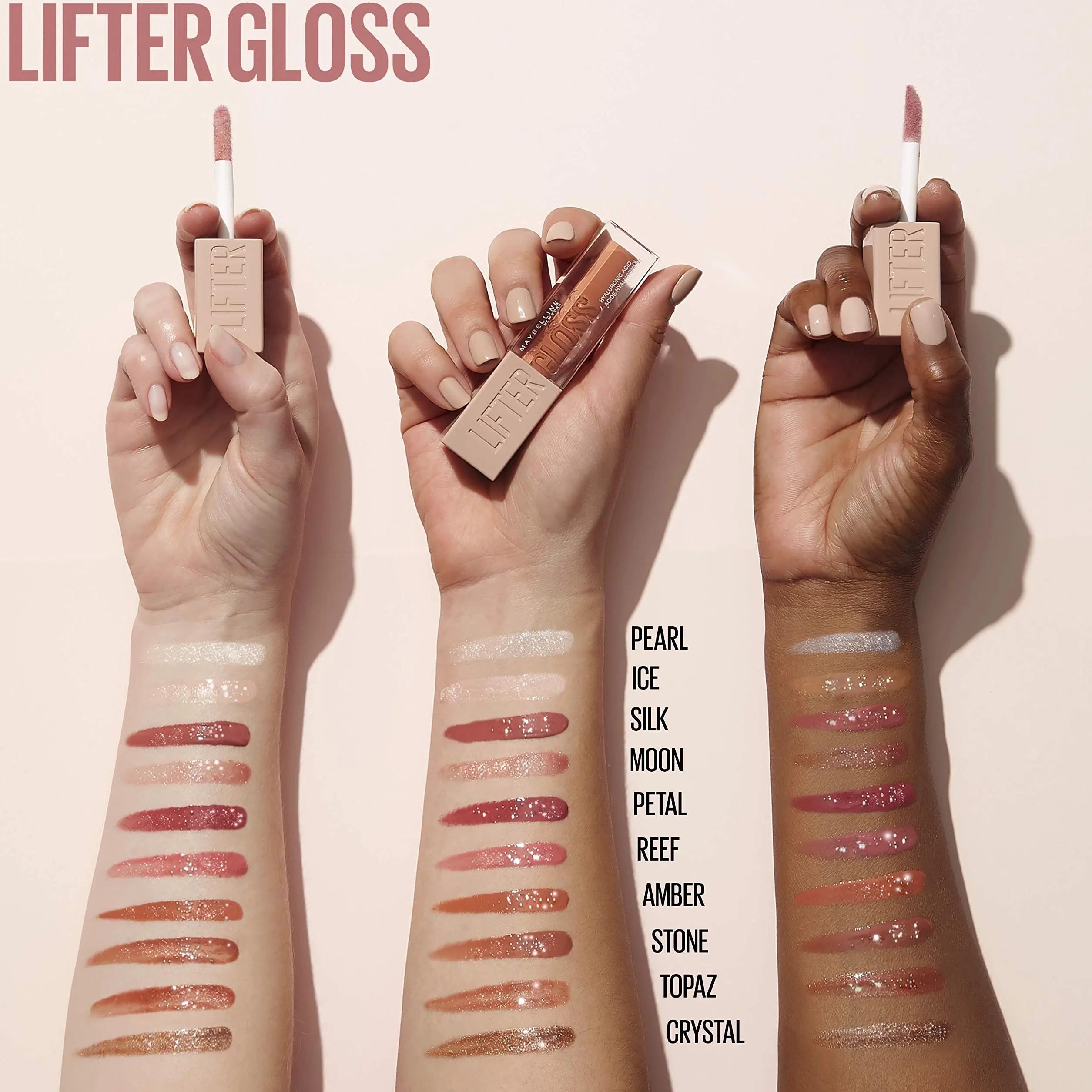 Maybelline New York Lifter Gloss 003 Moon, Błyszczyk do Ust, 5ml
