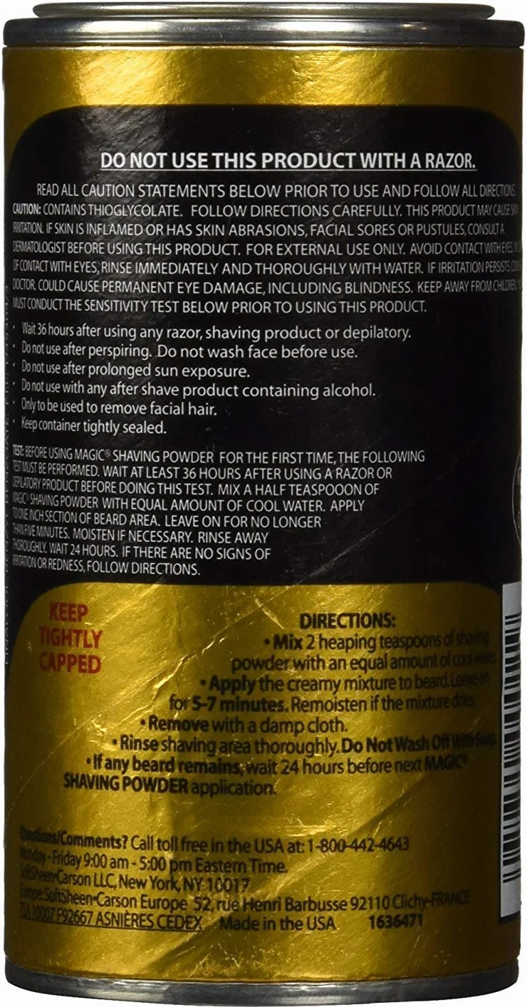 Magic Gold-Shaving Powder puder do golenia 133 ml 6 szt.