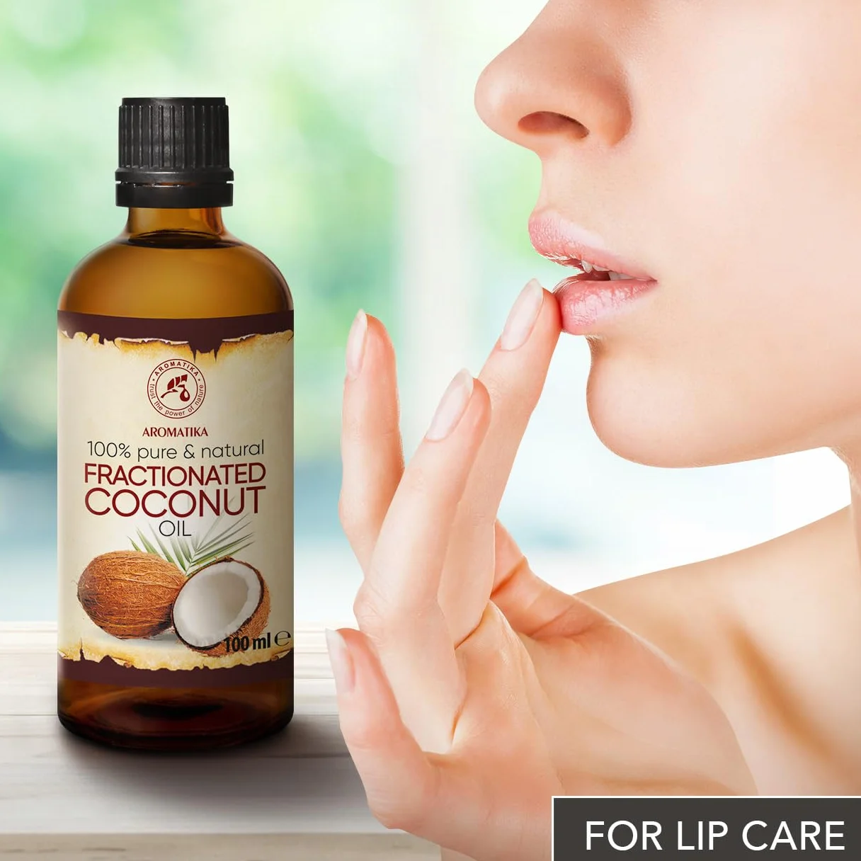 Fractionated Coconut Oil 100ml - Cocos Nucifera Oil - 100% Pure & Natural - Base Oil - Odorless - Intensive Face Treatment - Body Care - Skin - Hair - for Beauty - Massage Oil - Wellness
