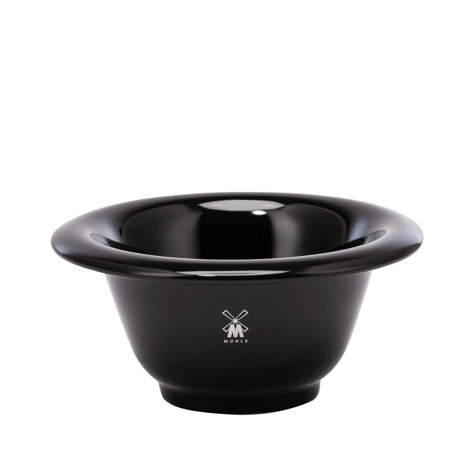 MÜHLE Mydelniczka z porcelany czarna miska do golenia