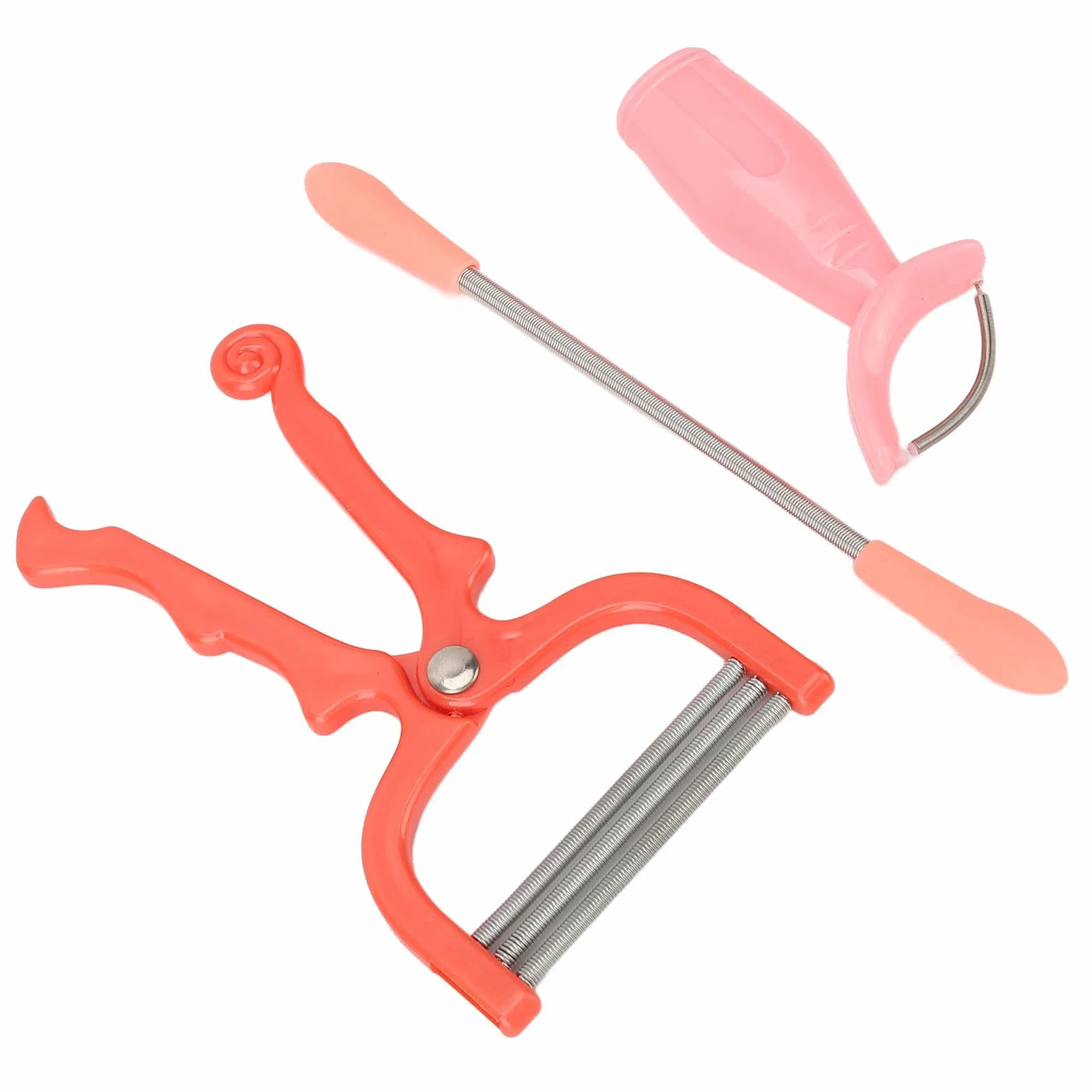 Sprężynowe depilatory, sprężyny do usuwania włosów z twarzyEpilator Stick Tools, Healifty Depilatory Tools, Remove Nnwanted Hair Przenośna stal nierdzewna Trwała bez plastiku bez pigmentów