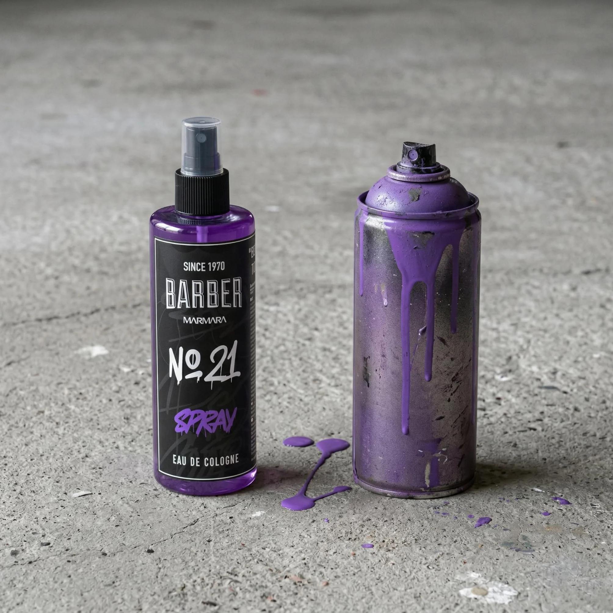 Barber Marmara No.21 Woda toaletowa dla mężczyzn, turecki spray po goleniu, zapach ambrowy, drzewny, długo utrzymujący się, 400ml
