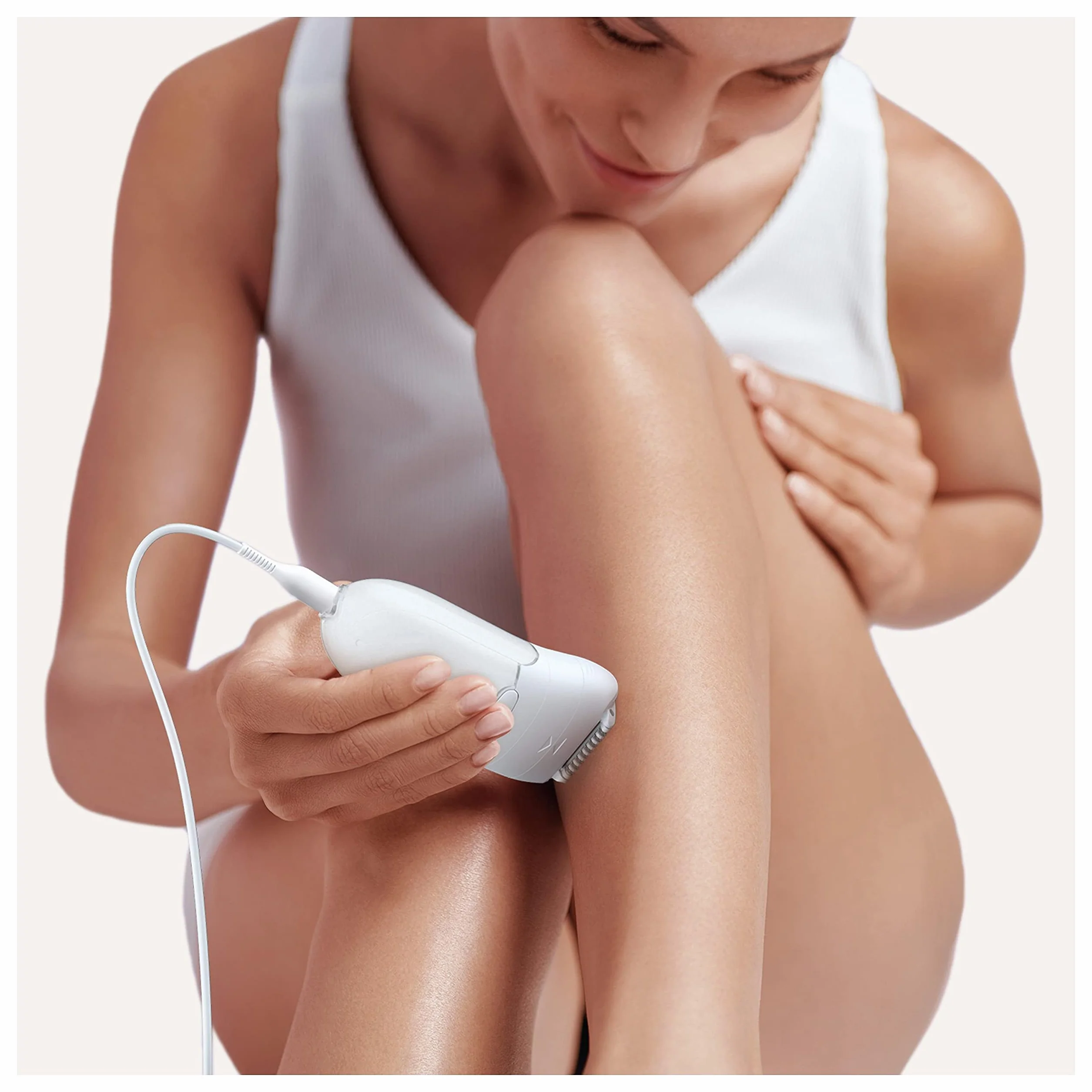 Braun Silk-épil 5, damski depilator, nadaje się do trudnych konturów, z regulacją prędkości, wygodne usuwanie włosów, pomysł na prezent, 5-505 biały i fioletowy