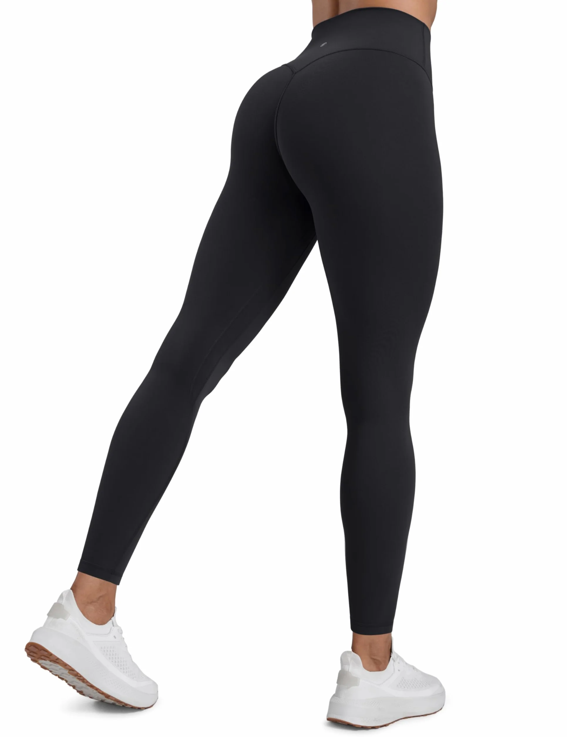 CRZ YOGA Leginsy do ćwiczeń Secretsculpt Butterlift 28" - bez szwów z przodu z wysokim stanem damskie do jogi z marszczonymi pośladkami