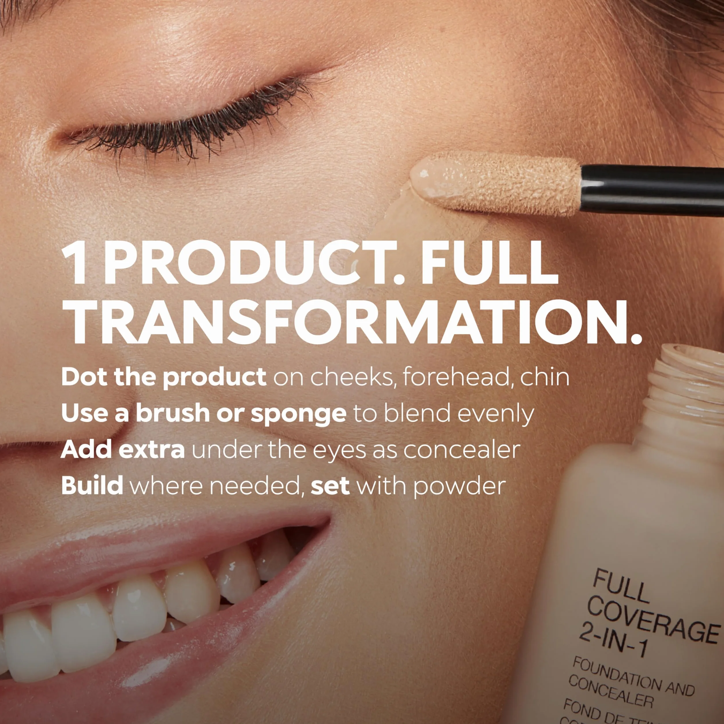 Full Coverage 2-in-1 Foundation & Concealer 06