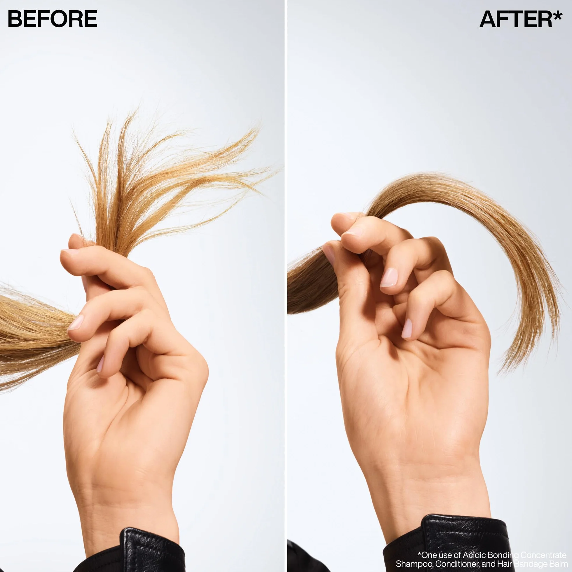 Redken, do suchych i zniszczonych rozdwojonych końcówek, chroni przed łamaniem włosów, uszczelnia rozdwajane końcówki, z kwasem cytrynowym i madecathenolem, Acidic Bonding Concentrate Hair Bandage