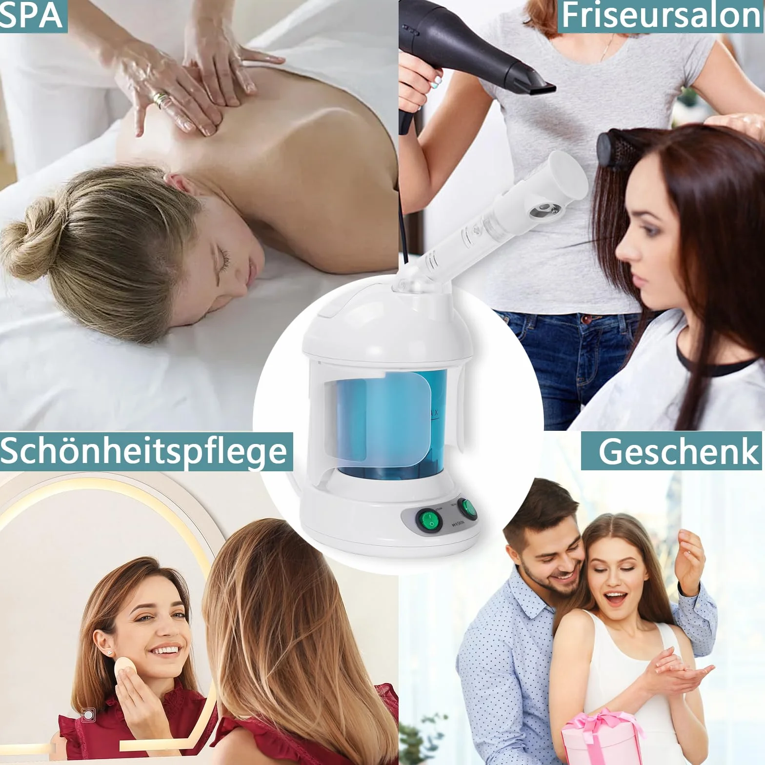 Urządzenie do Oczyszczania Porów Nano Ionic Para do Twarzy SPA