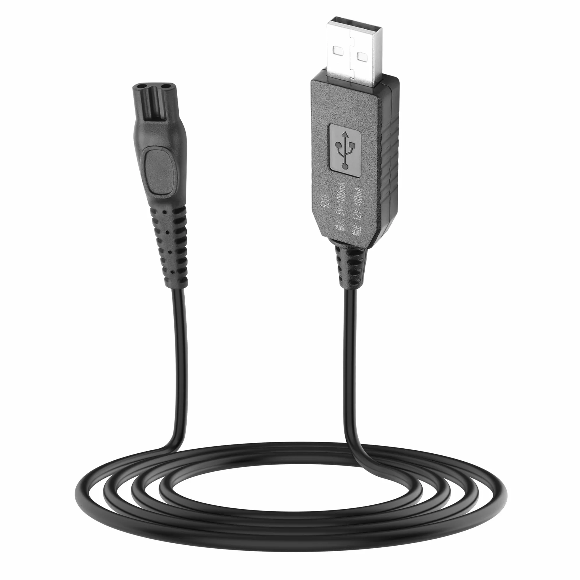 YAODHAOD 8V golarka kabel do ładowania do Philips Norelco One Blade QP2530 QP2630 HQ850 HQ912 HQ913 HQ914 HQ915, USB Beard Trimmer zasilacz