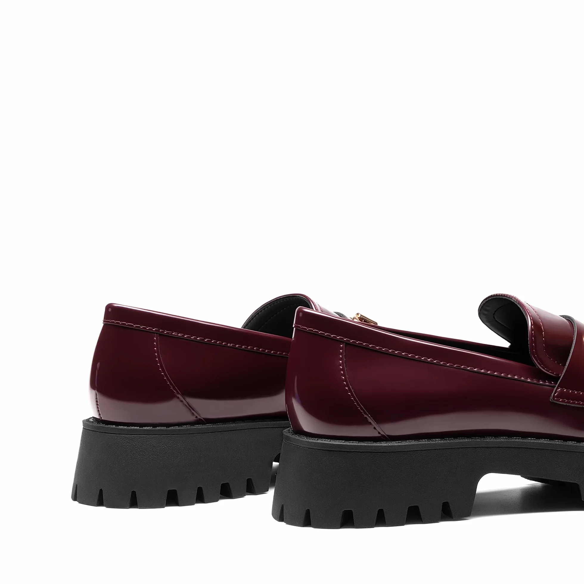 DREAM PAIRS Mokasyny dla kobiet Platforma Grube Penny Loafer Slip On Casual Eleganckie buty biznesowe z podparciem łuku