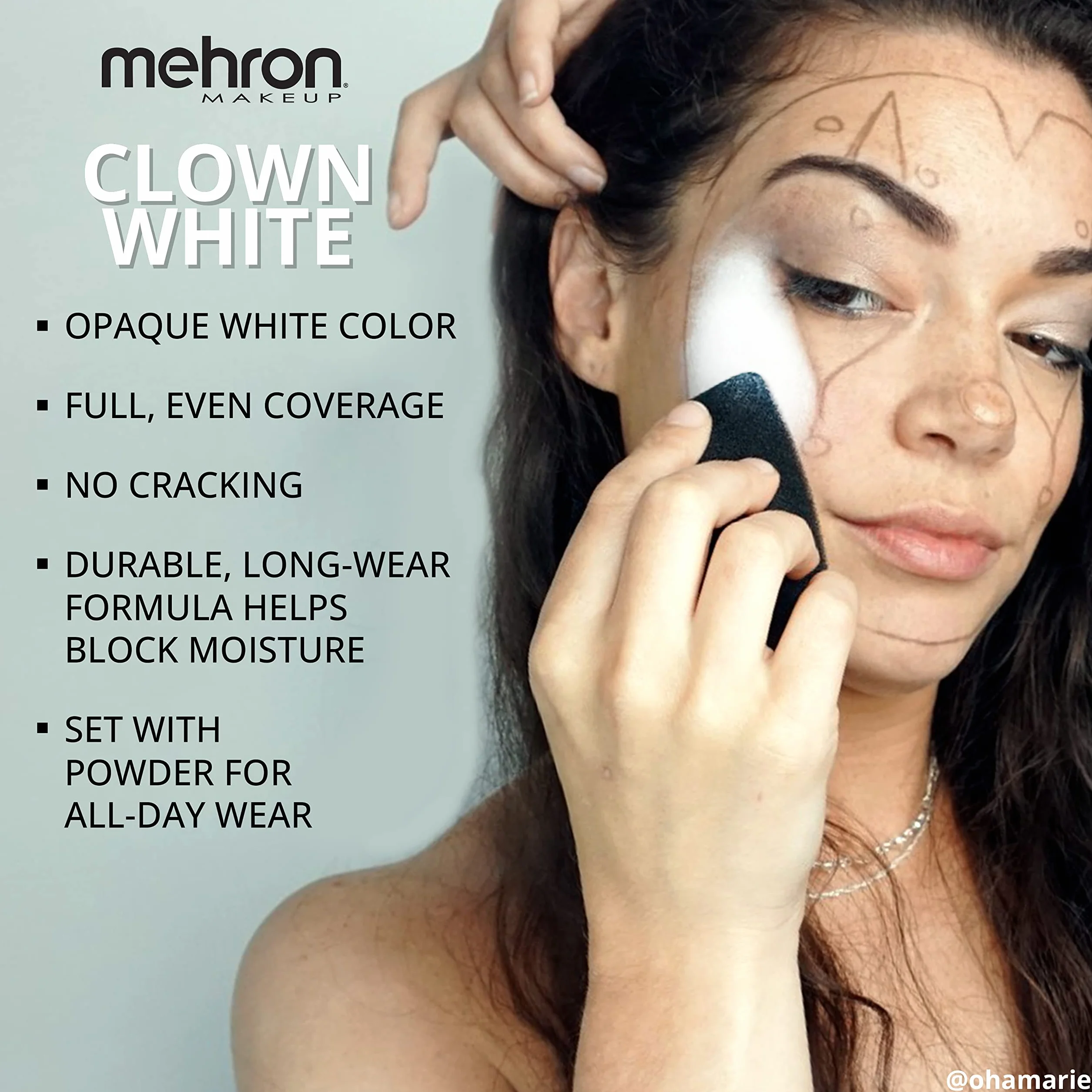 Mehron Clown White 65 gr