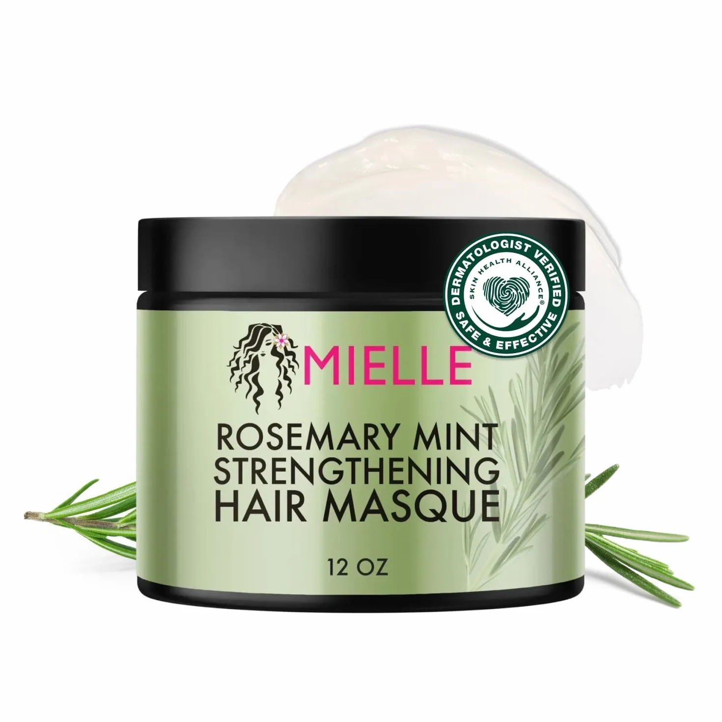 Mielle Organics Rosemary Mint Maska do Włosów, 340 ml